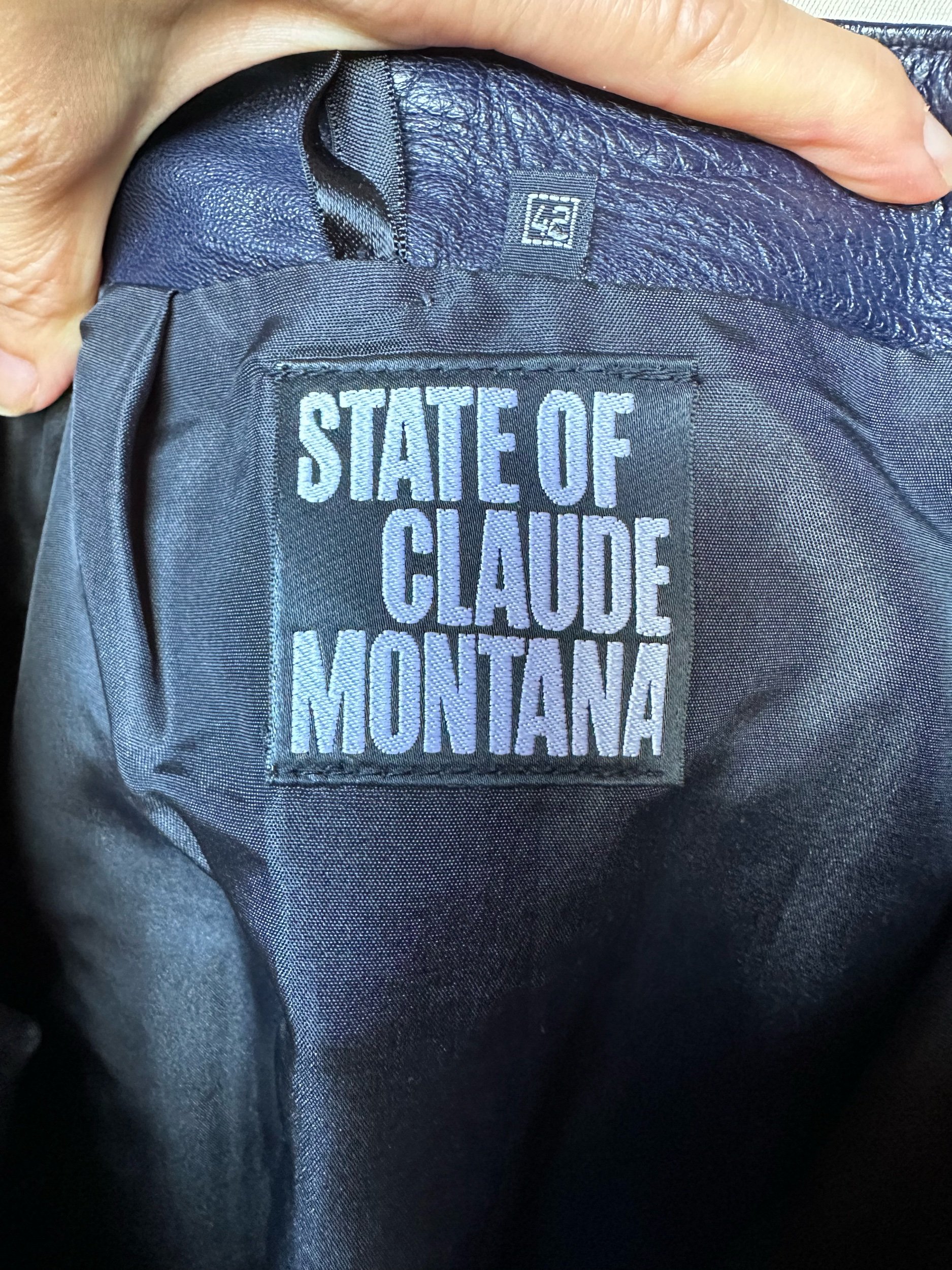 State of Claude Montana Label- 1990s