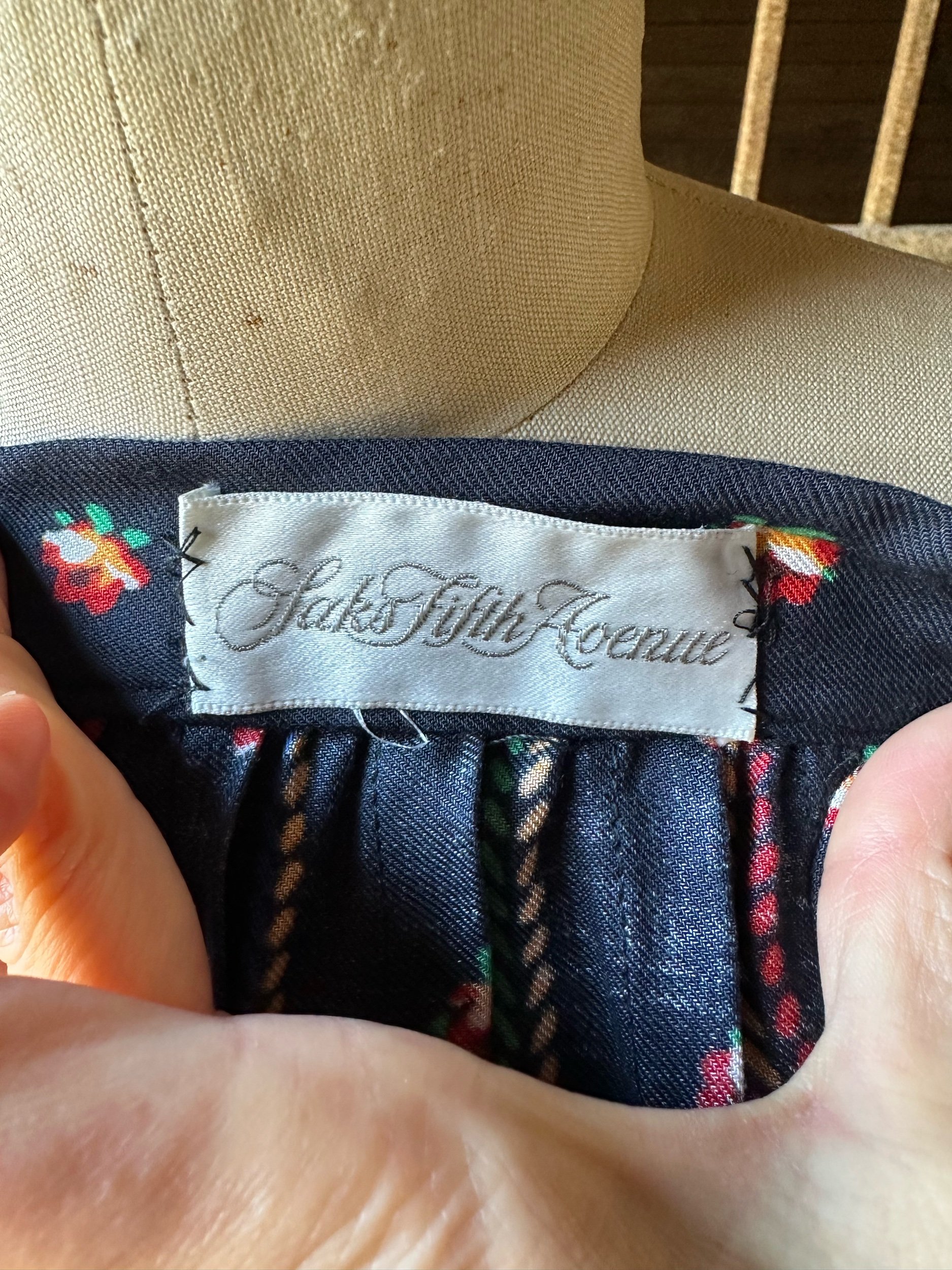 Saks Fifth Avenue Label- 1970s