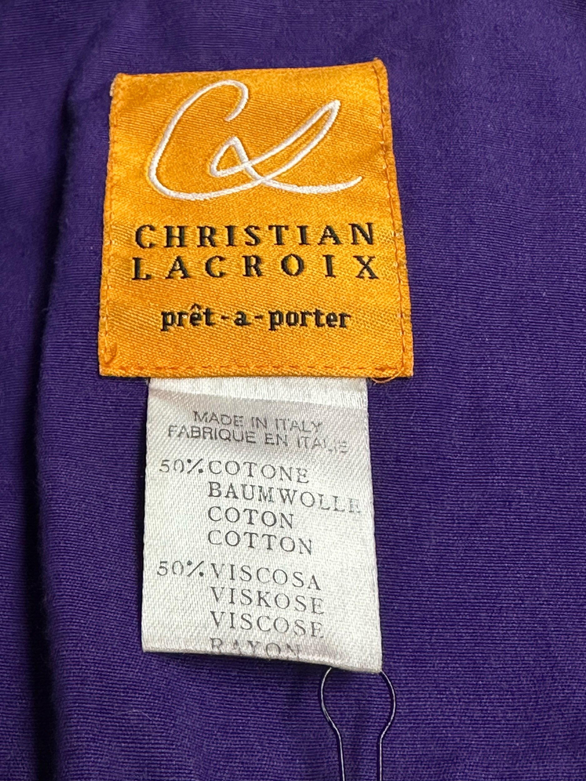Christian Lacroix Label- 1990s