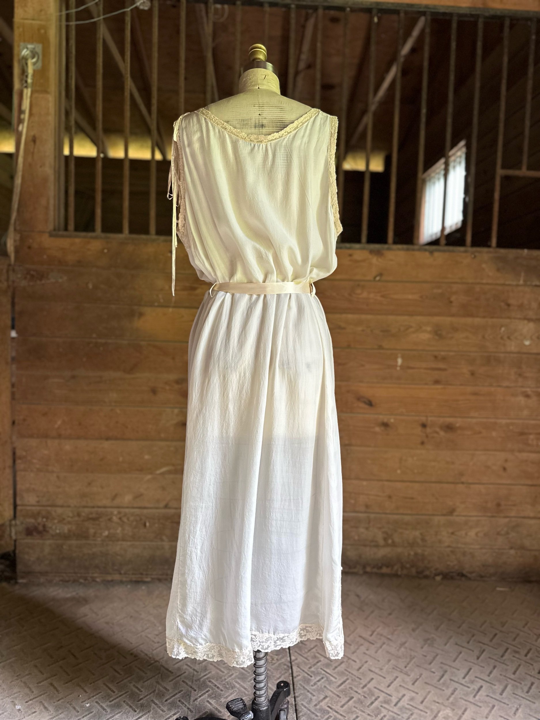 1910s to 20s Silk Chemise Mendel Brothers Chicago Lingerie Shop