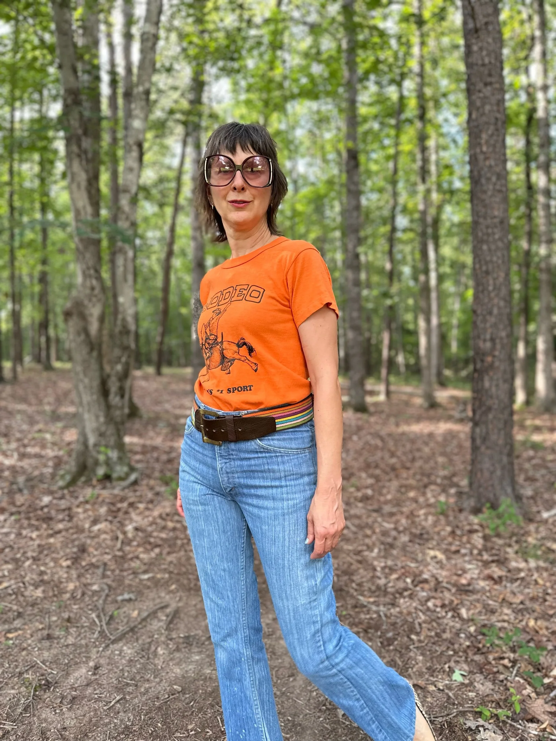 70s to 80s Rodeo Tee America's #1 Sport