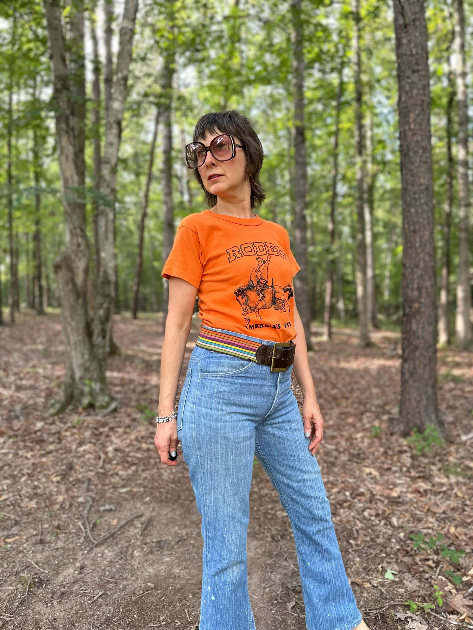 70s to 80s Rodeo Tee America's #1 Sport