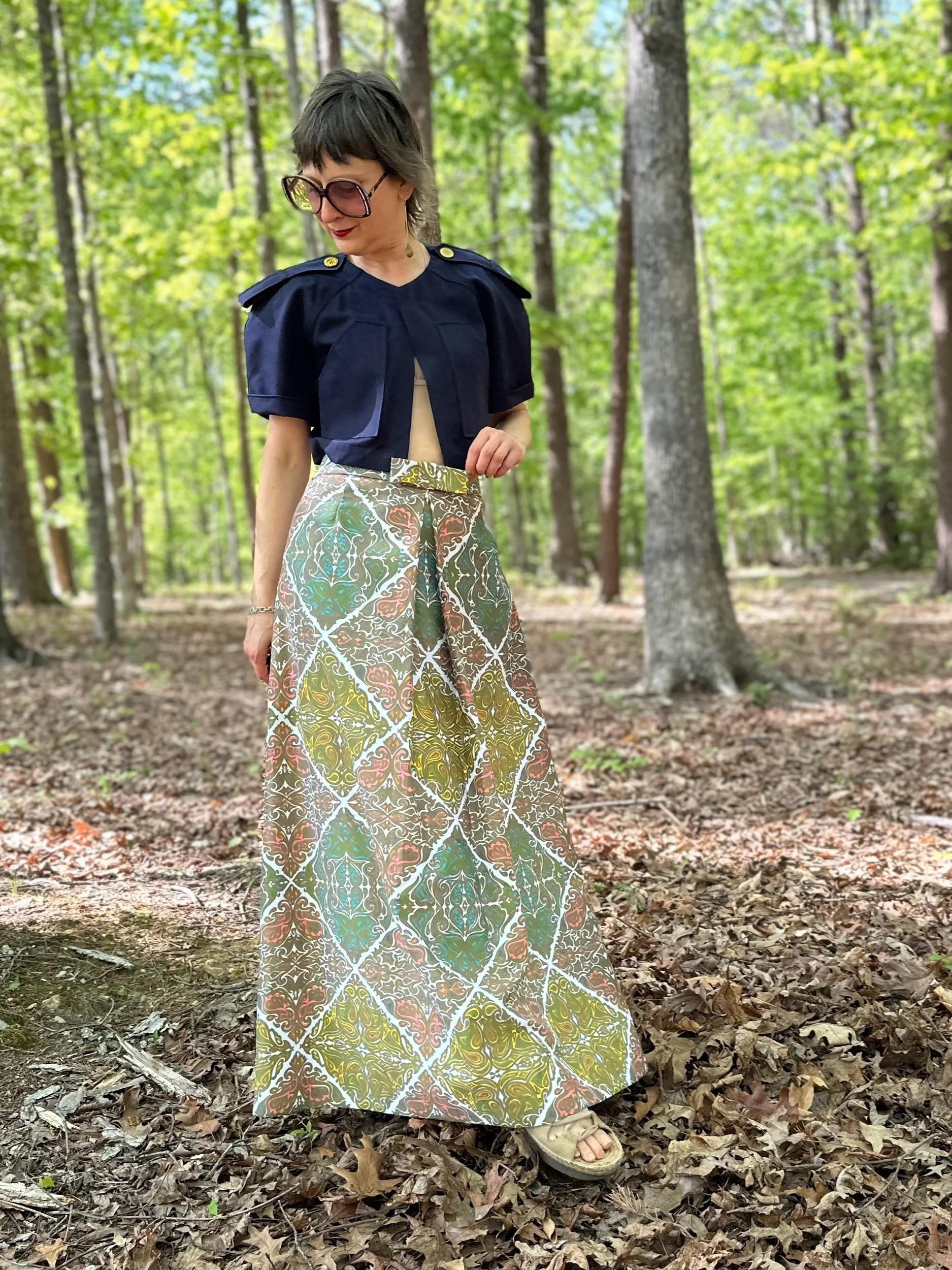 1960s to 70s Lilly Pulitzer The Lilly Op Art Maxi
