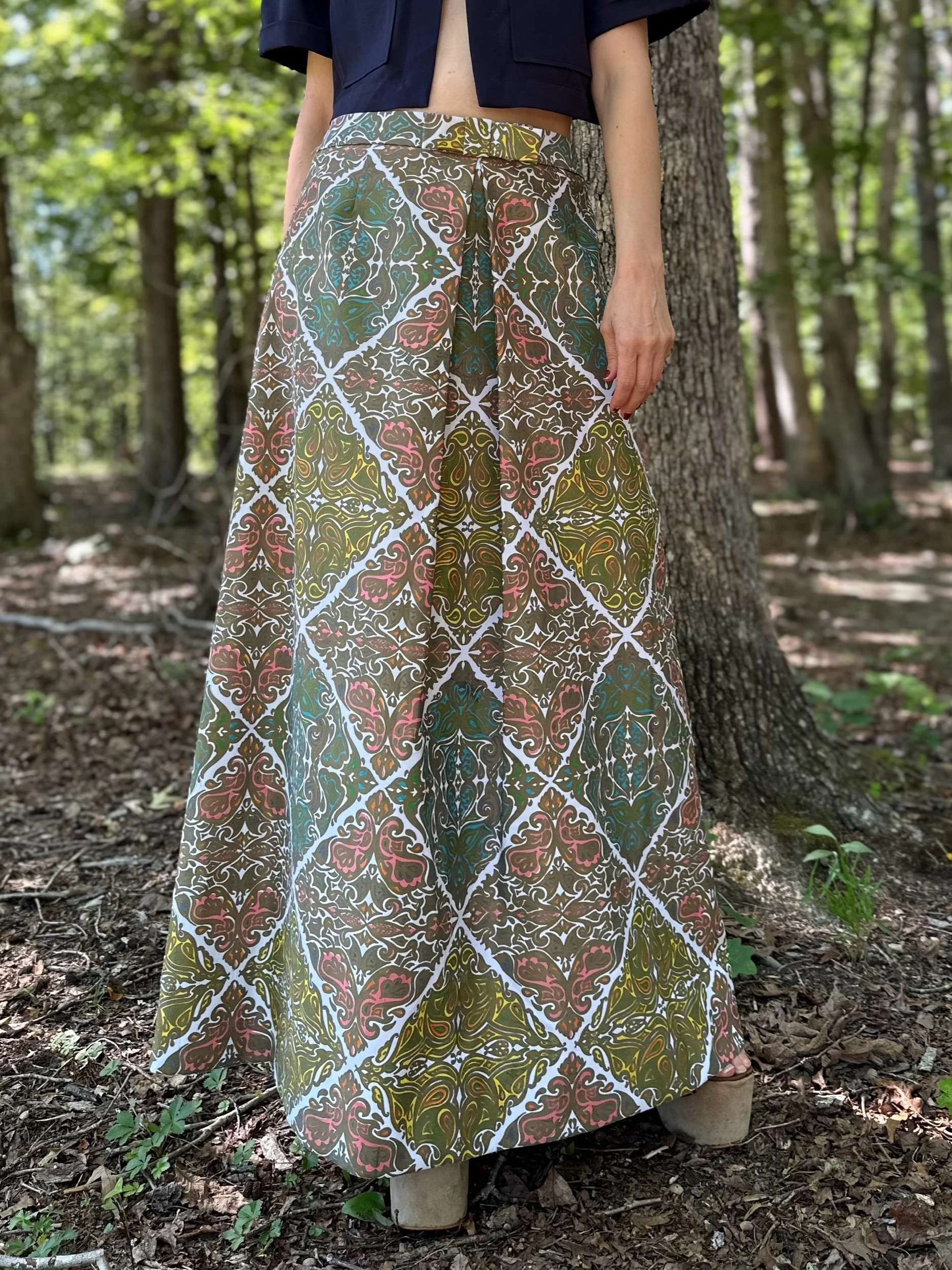 1960s to 70s Lilly Pulitzer The Lilly Op Art Maxi
