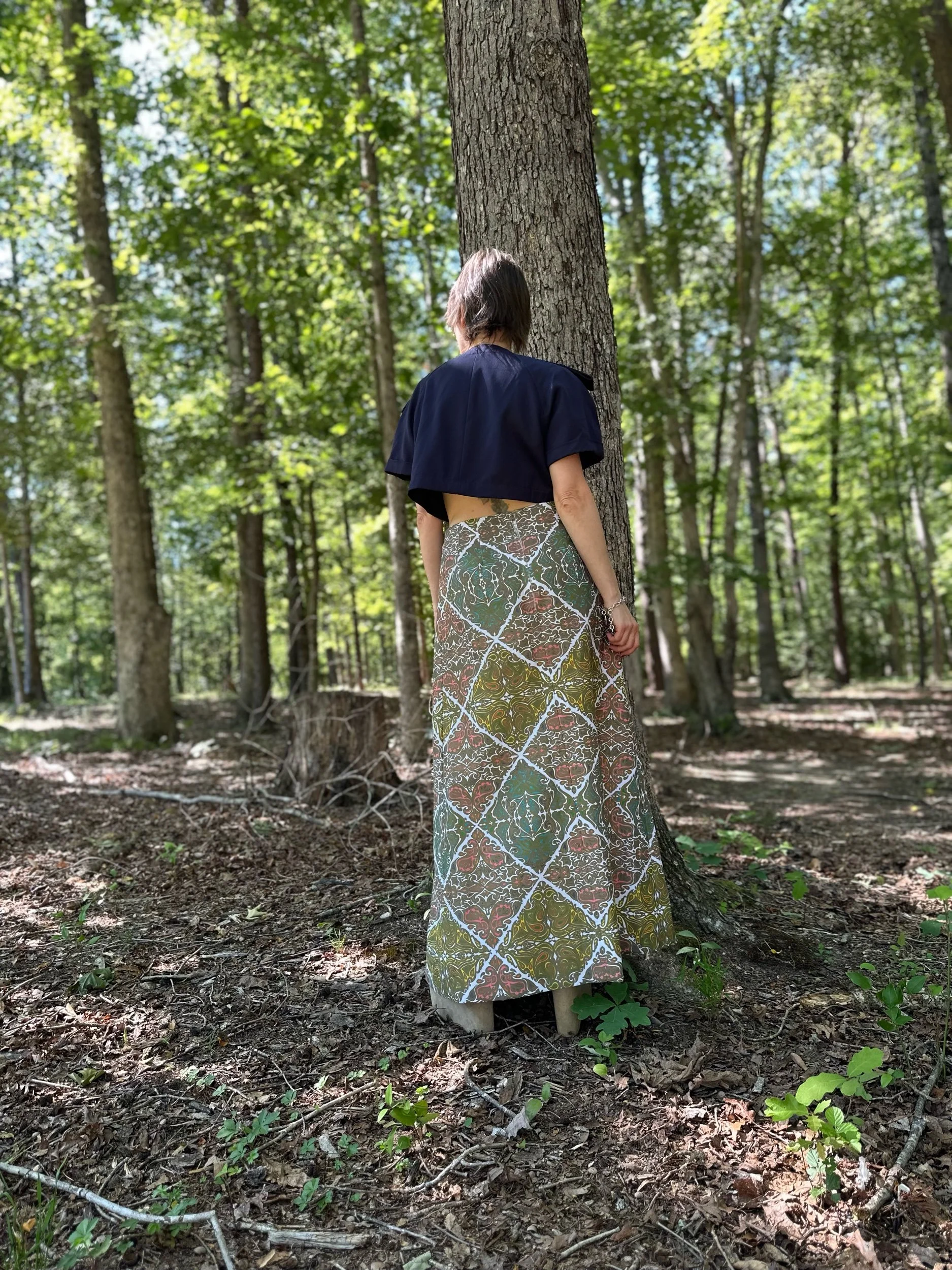 1960s to 70s Lilly Pulitzer The Lilly Op Art Maxi