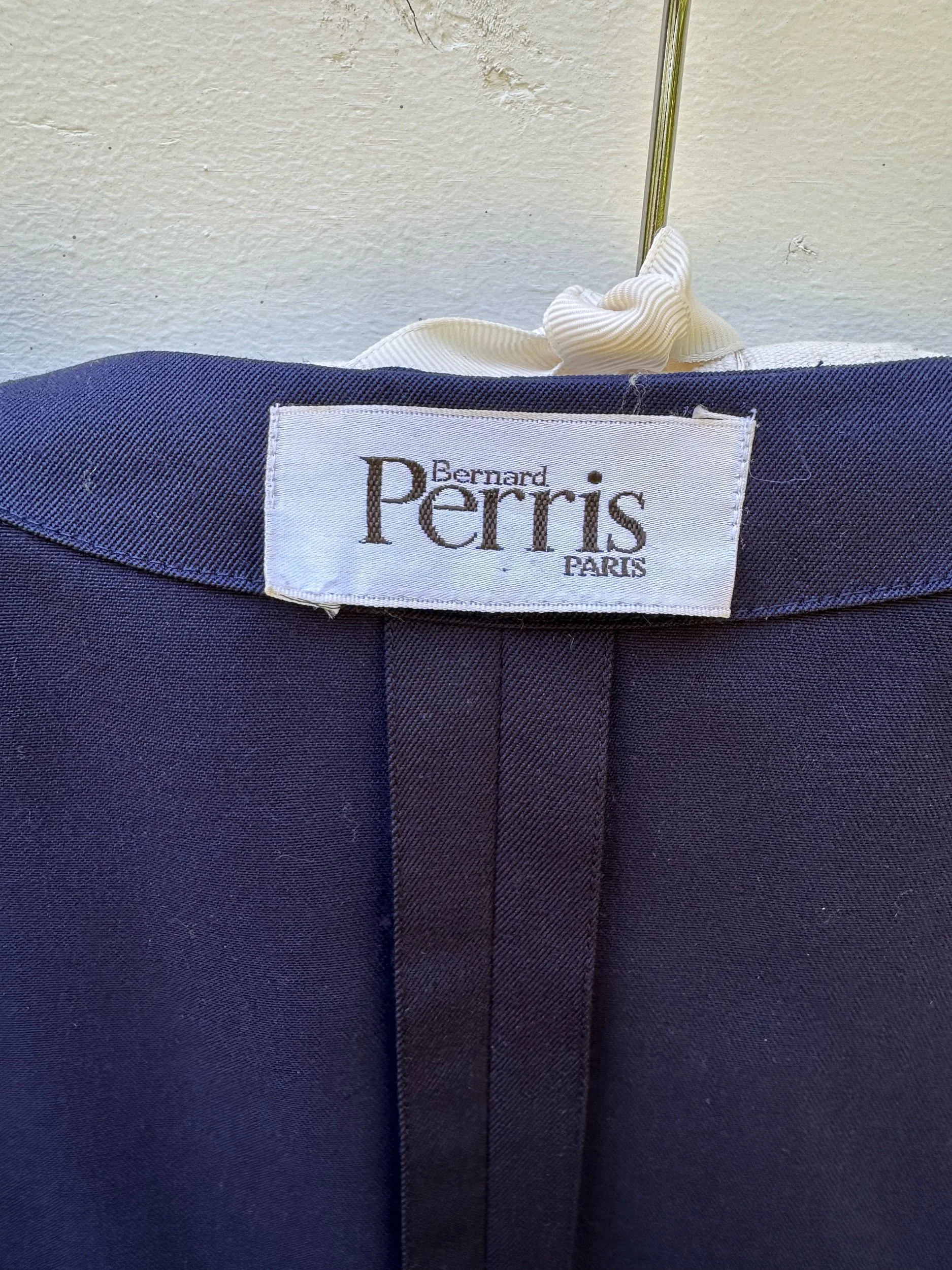 80s Bernard Perris Cropped Short Sleeve Jacket