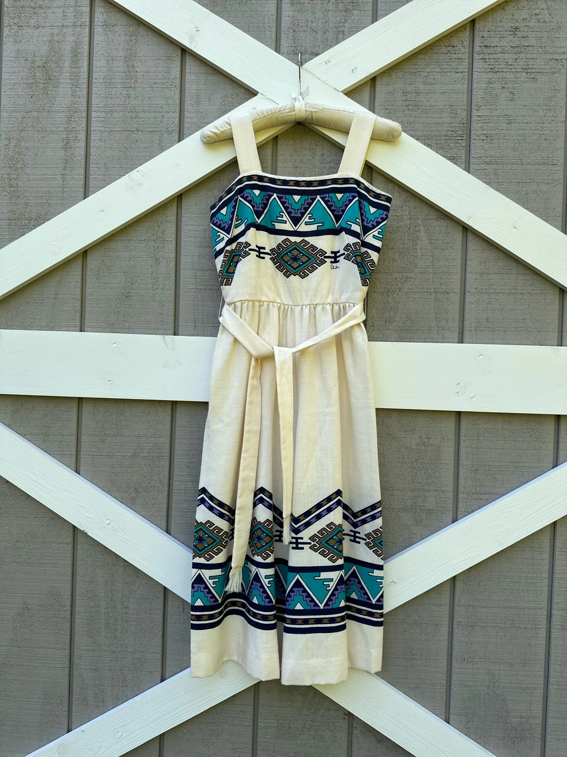 70s Alfred Shaheen Culotte Jumpsuit