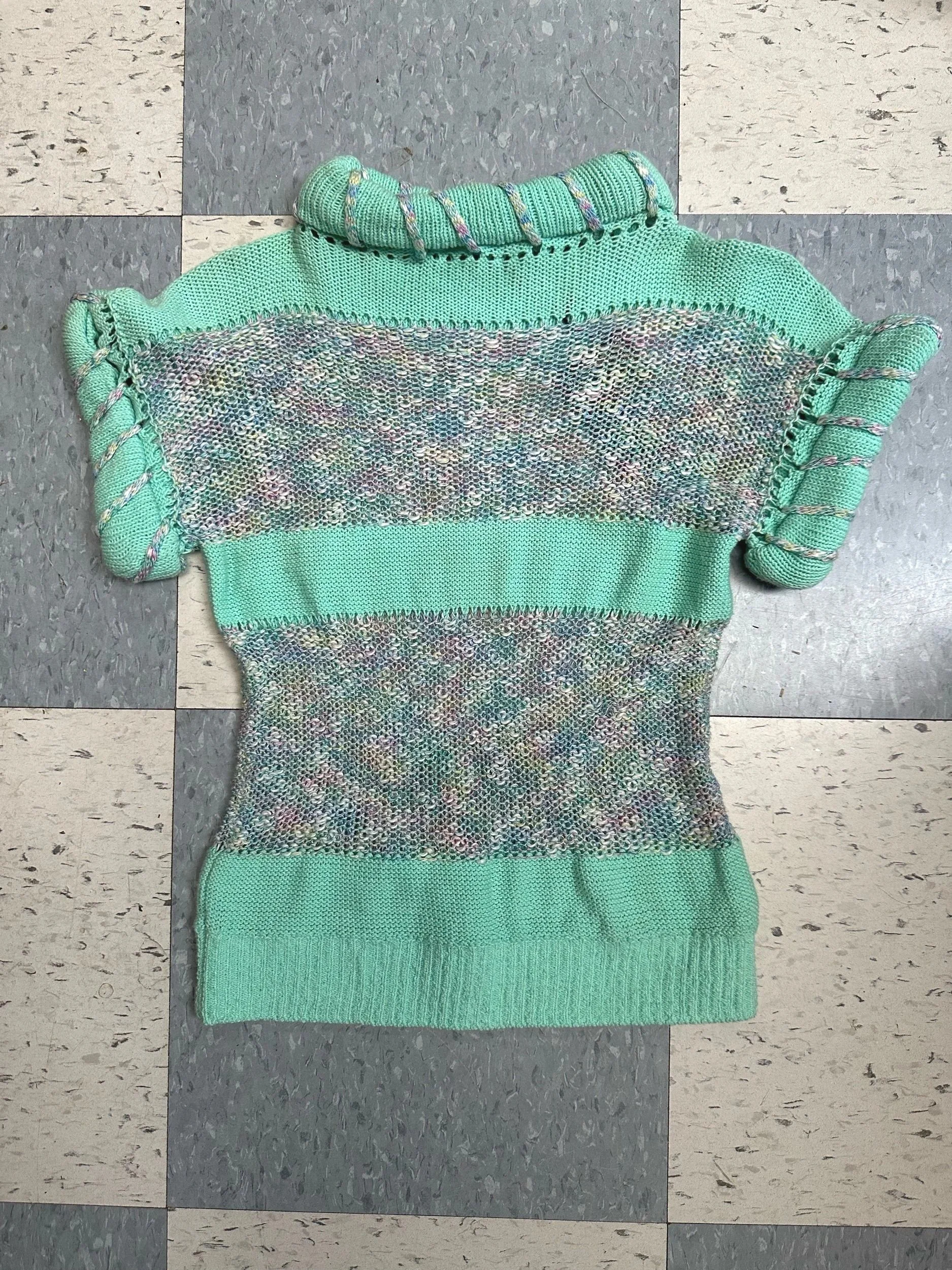 1980s Friponne Paris Knit Shorts Set