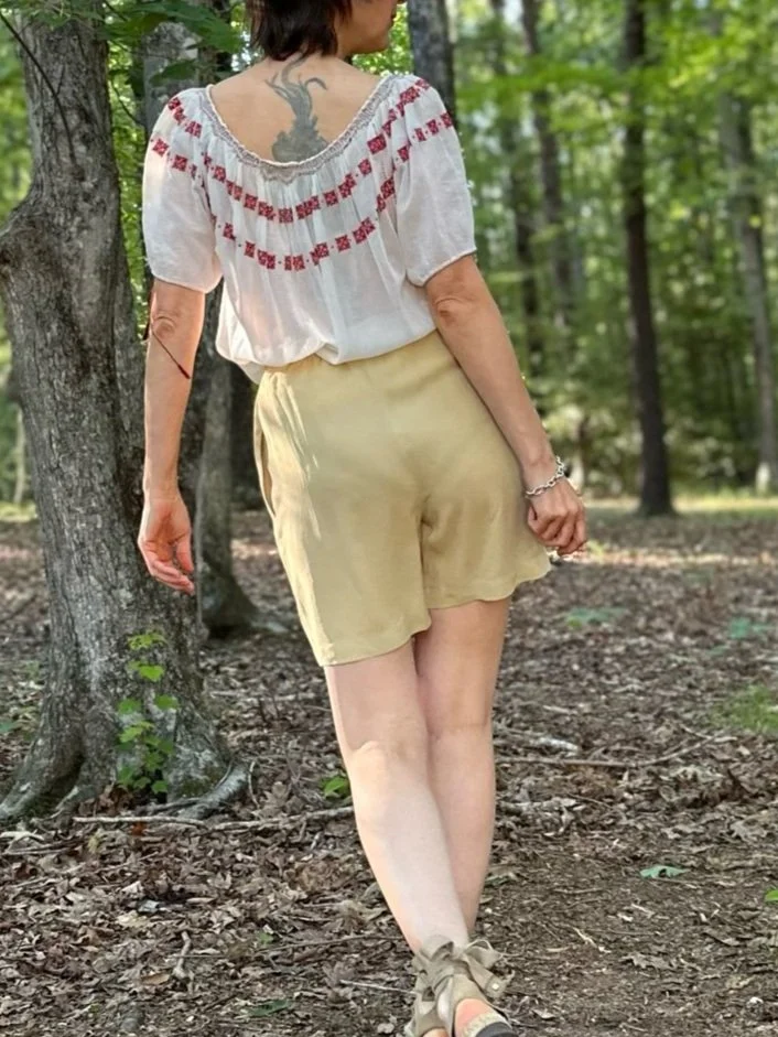 70s to 80s Silk Calvin Klein Shorts