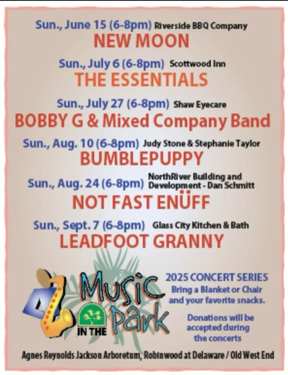 Save the dates for our upcoming Summer Concert series. We couldn&rsquo;t do this without the help of sponsors &amp; donations so thank you all!