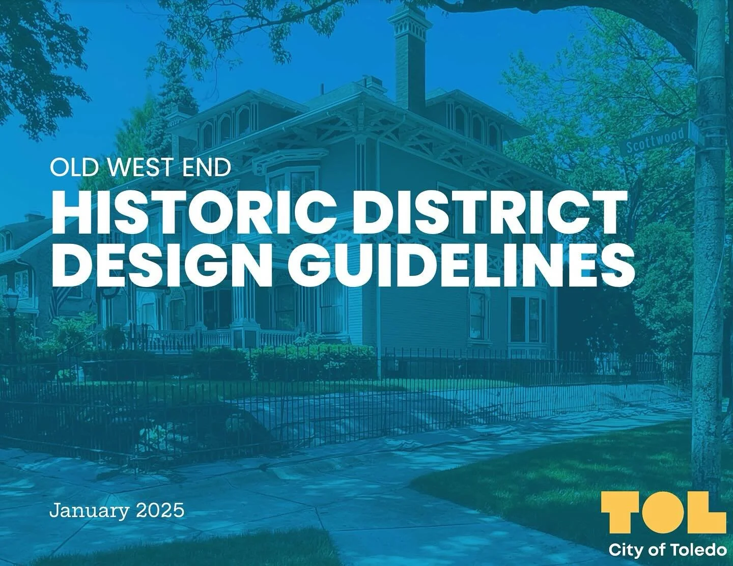The *draft* Old West End Historic District Style Guidelines are here. This version of the national historic guidelines has been tailored exclusively for the Old West End, and will be the how-to manual for exterior work on structures within the histor