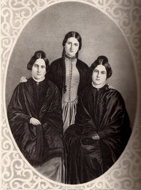 The Fox Sisters: Leah, Kate and Maggie (left to right)