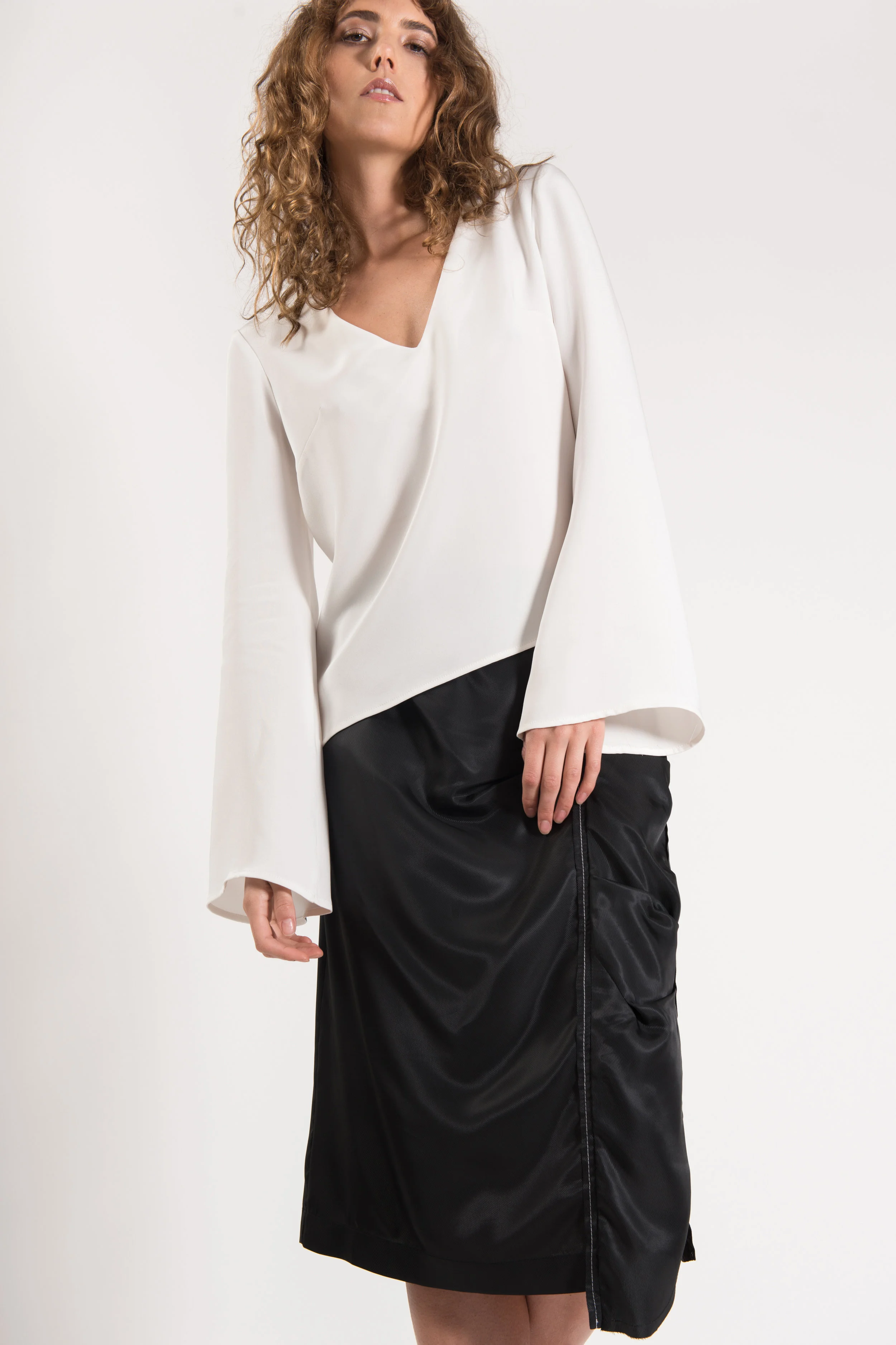 Asymmetrical Dart Skirt 