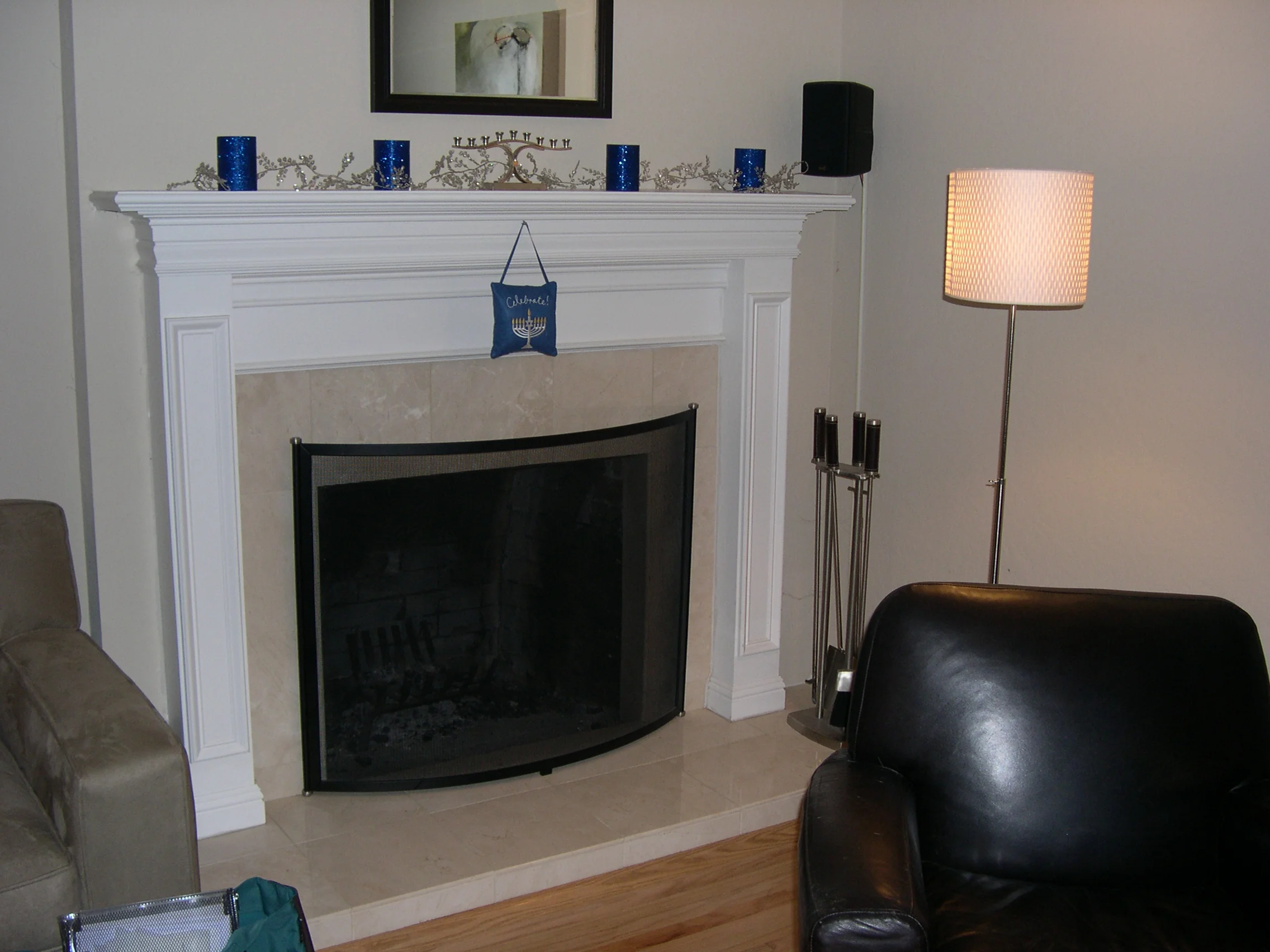 BEFORE FIREPLACE