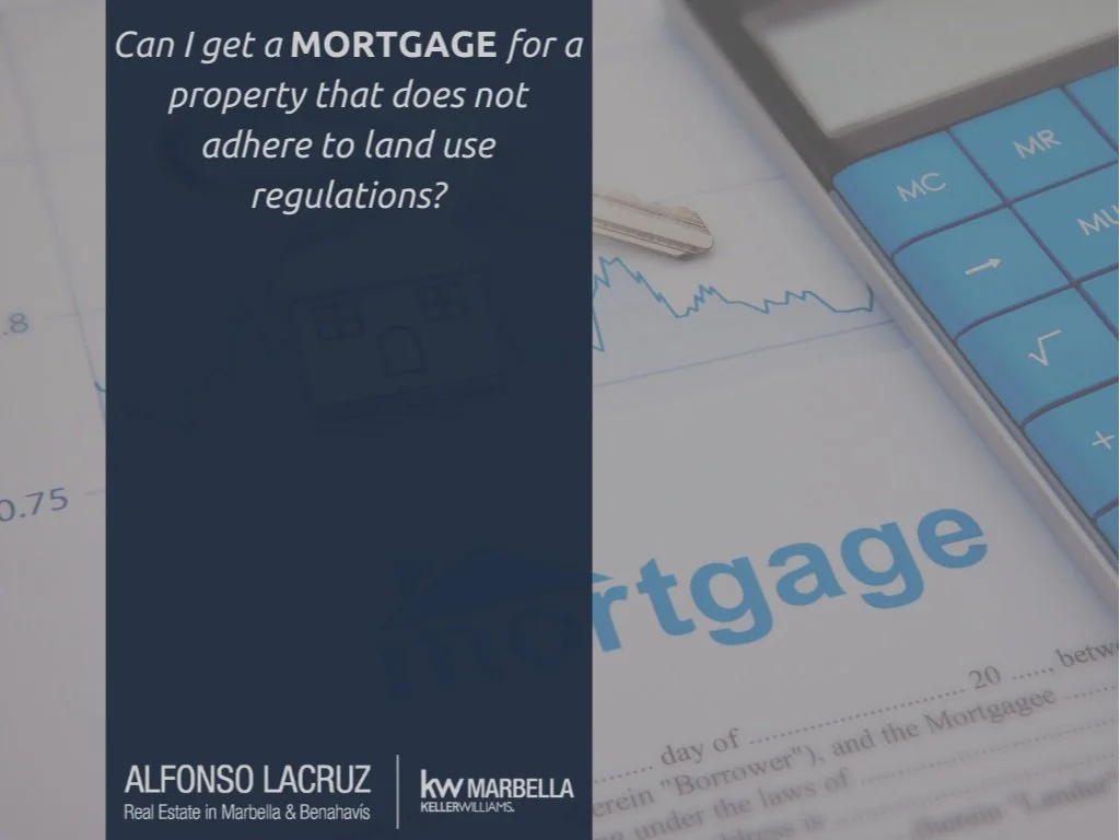 Can I get a mortgage for a property that does not adhere to land use regulations?