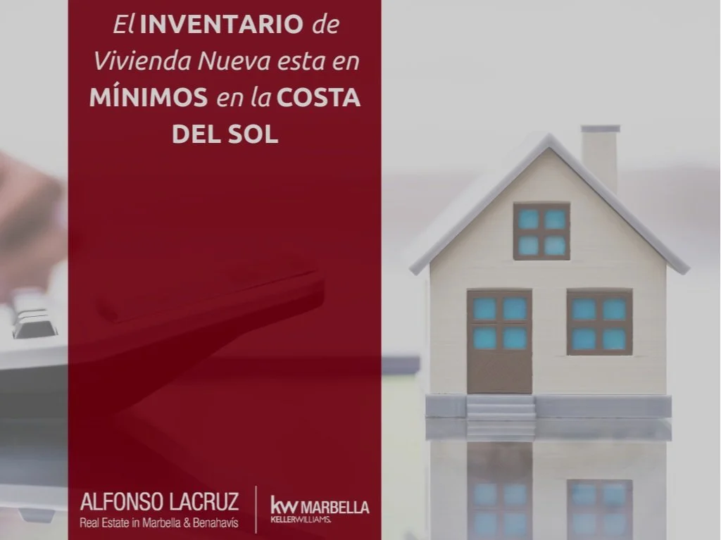 El Inventario de Vivienda Nueva está en mínimos en la Costa del Sol