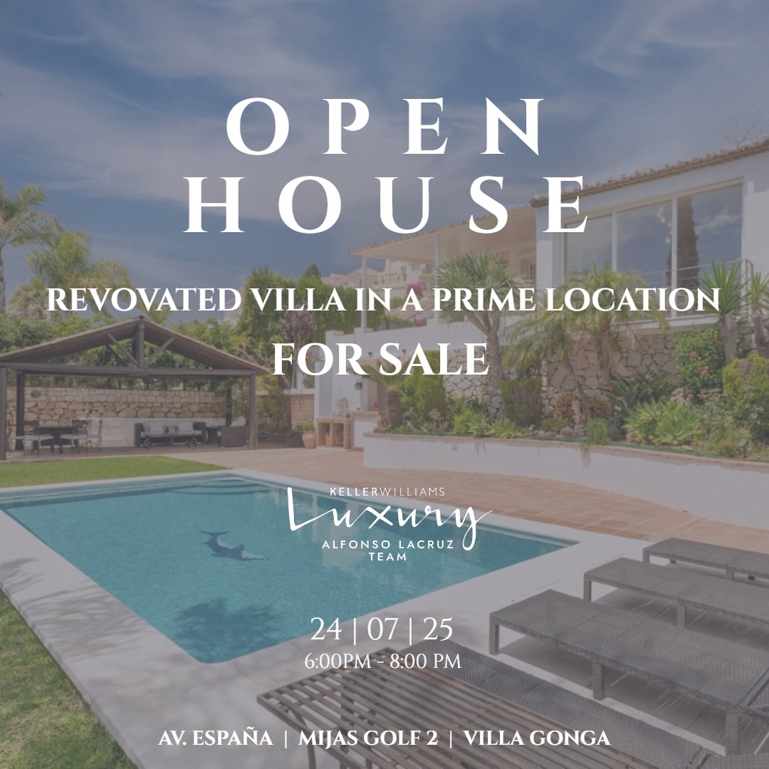 OPEN HOUSE IN MIJAS GOLF