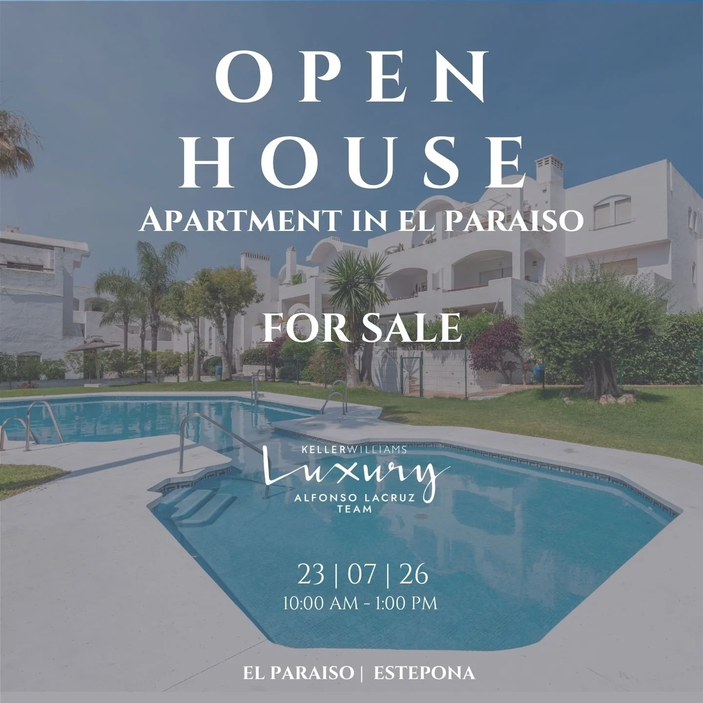 OPEN HOUSE IN EL PARAISO