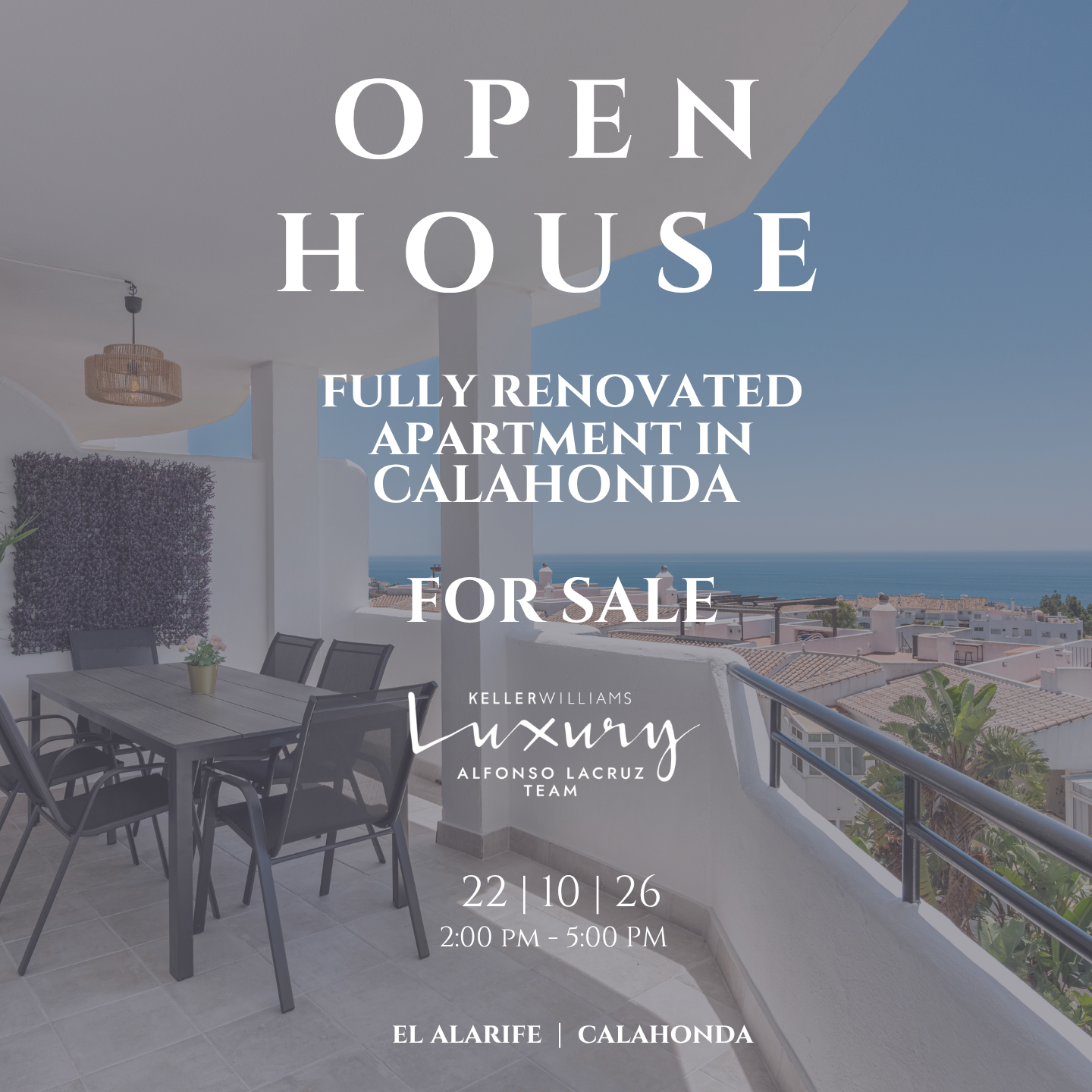 OPEN HOUSE EL ALARIFE, CALAHONDA