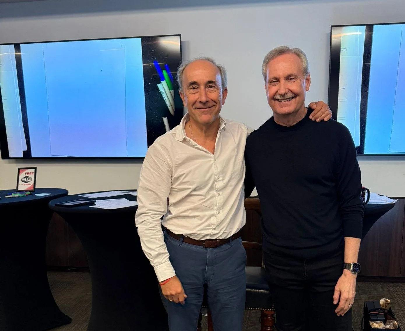 Alfonso Lacruz with Gary Keller at the private Mastermind in Austin