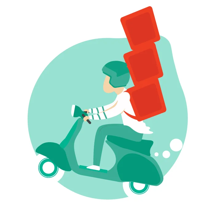 DELIVER FOR THE BEST Deliver for the best restaurants and stores in the city.