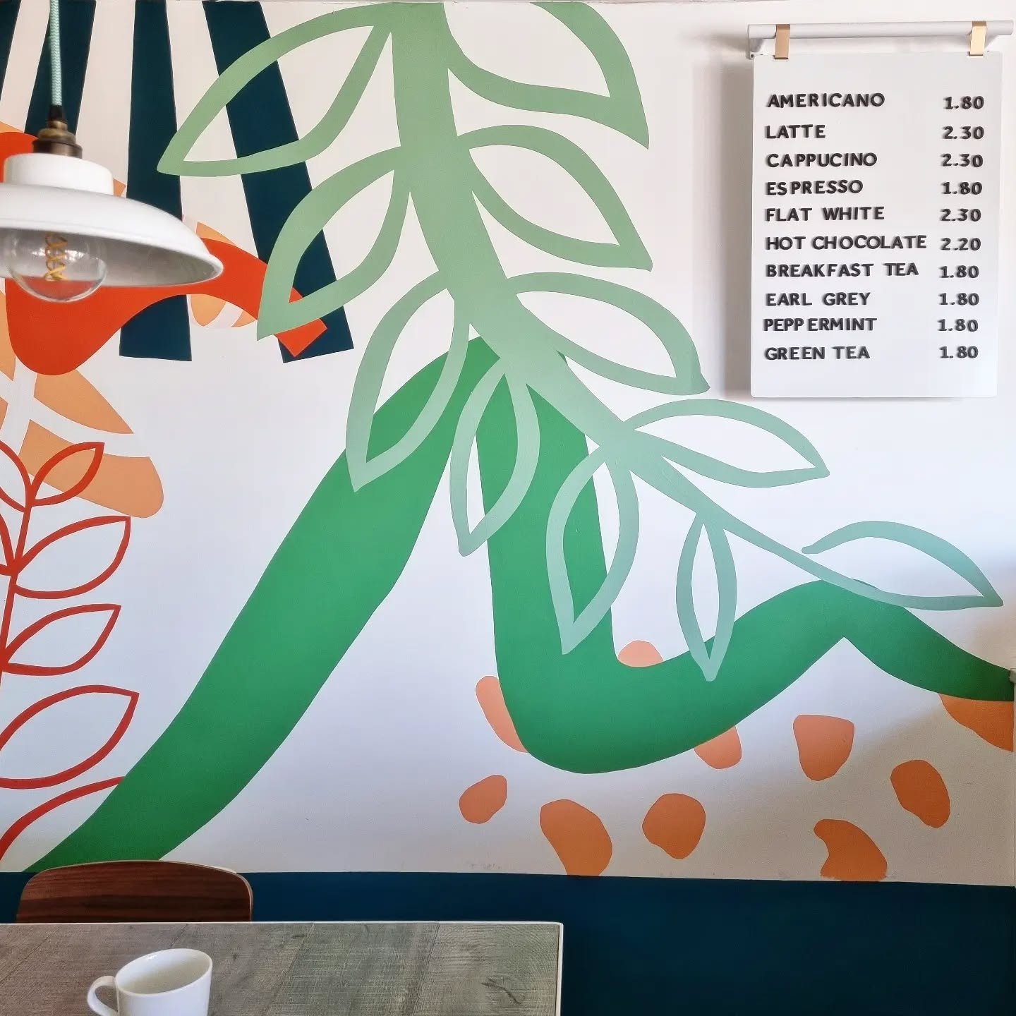 We commissioned this nature inspired mural by @sophierae_prints