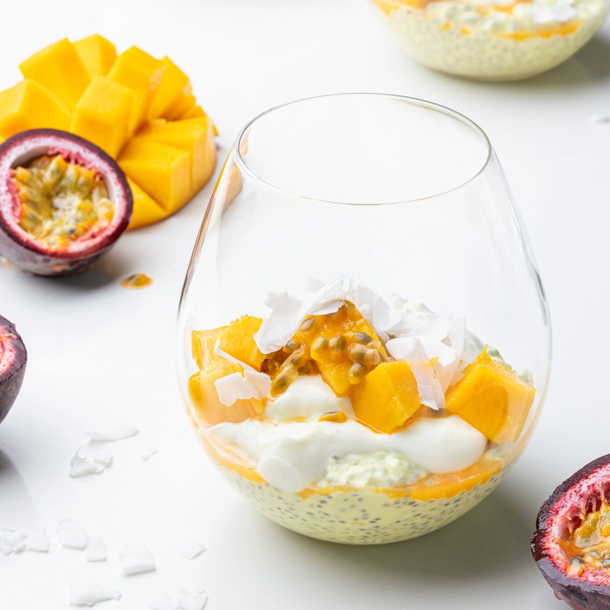 Mango &amp; Passionfruit Chia Pudding