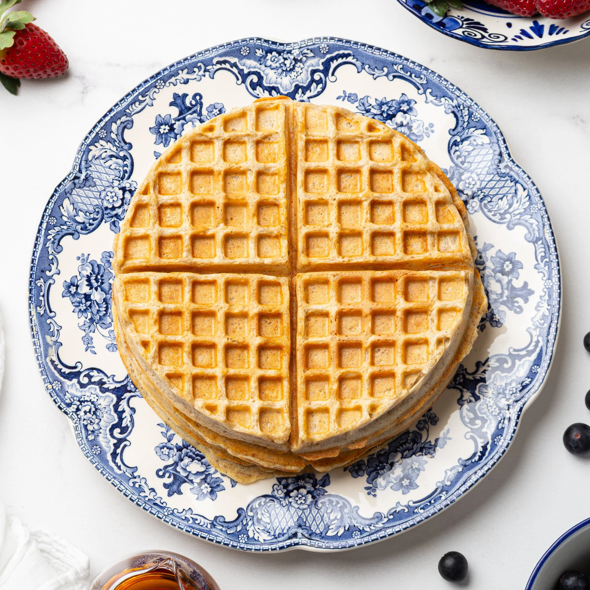 Sourdough Discard Buttermilk Waffles