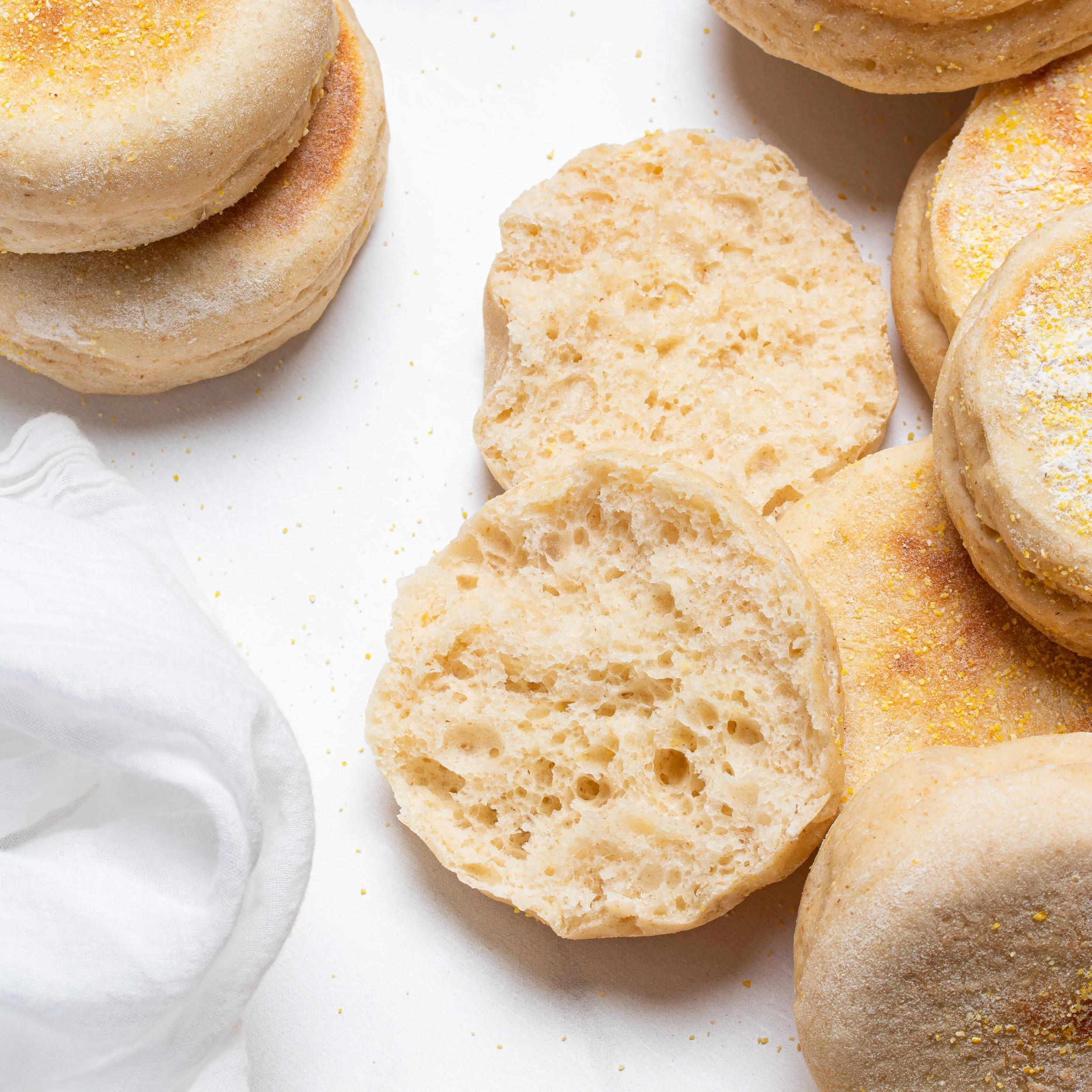 Sourdough Discard English Muffins