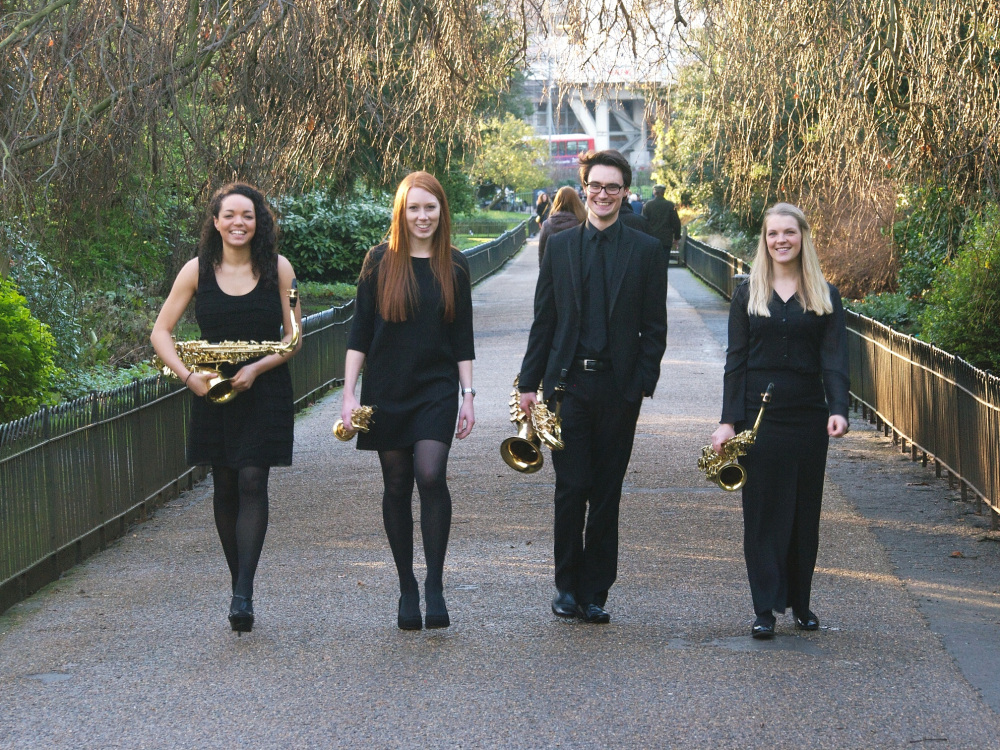 Laefer Quartet, photograph by Chris Mothersole at SoundAndOptics Photography.
