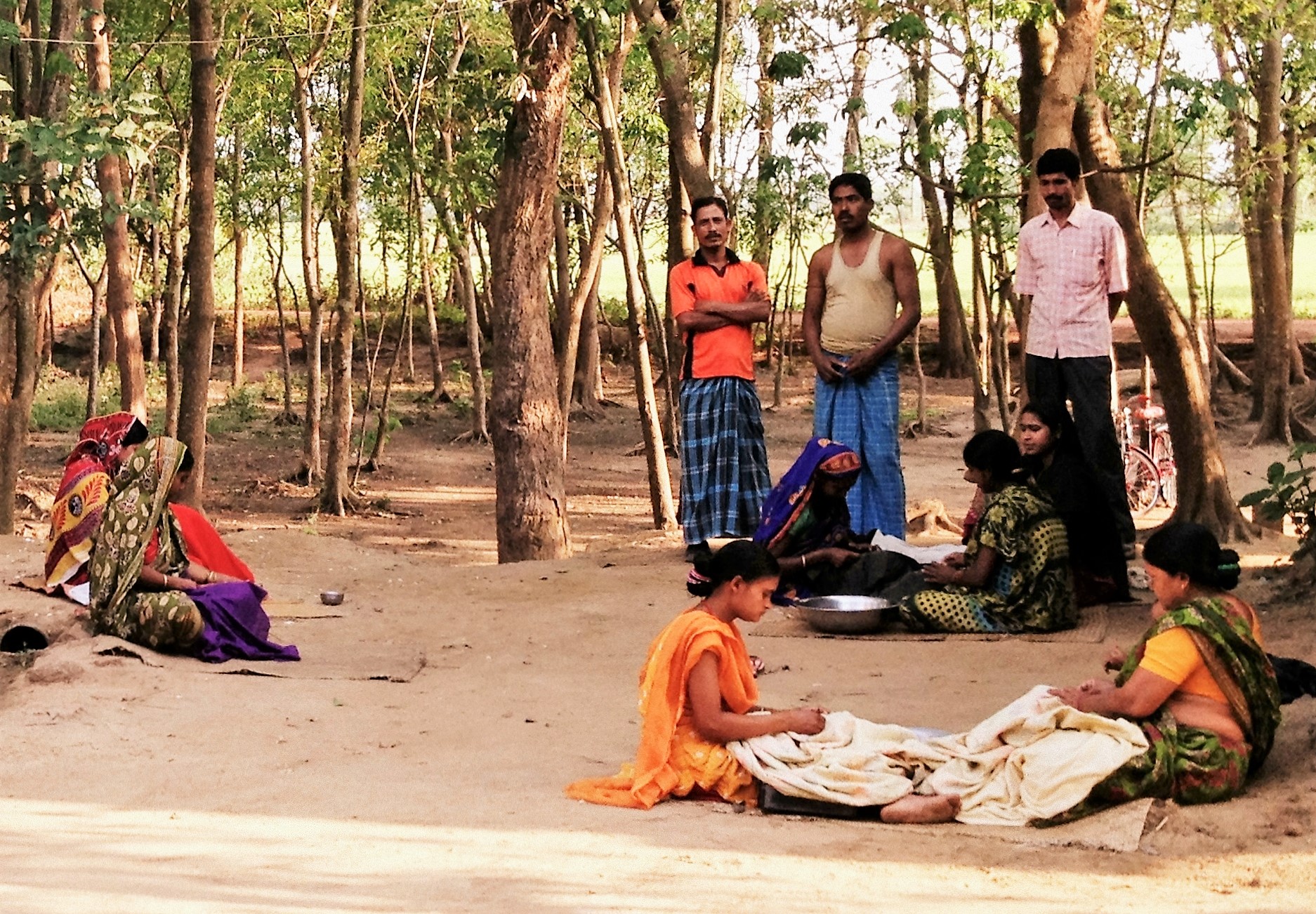 Communal groups of Kantha Artisans
