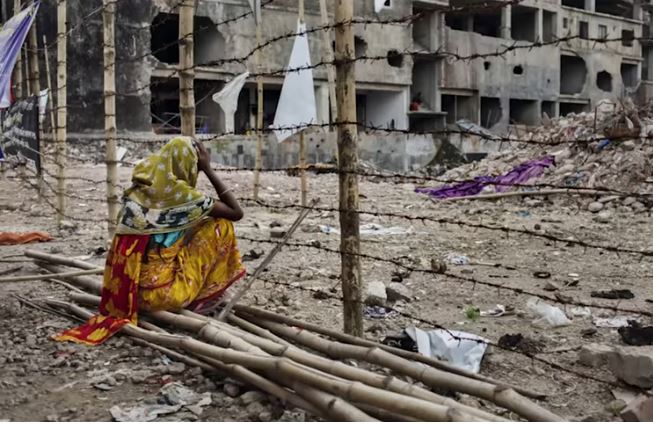 Image taken from 2015 documentary film The True Cost