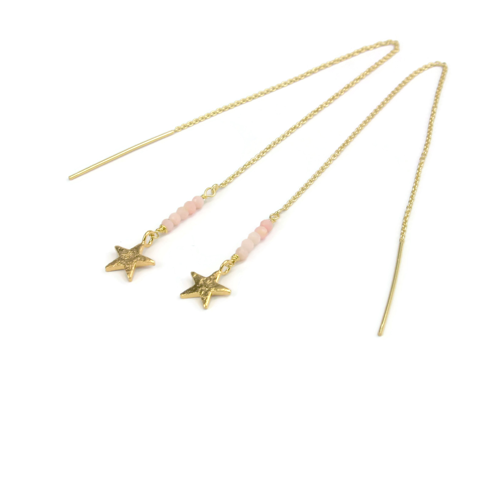 RAW Copenhagen Shooting Star Threader with ethically sourced pink opals and handmade star charms.jpg