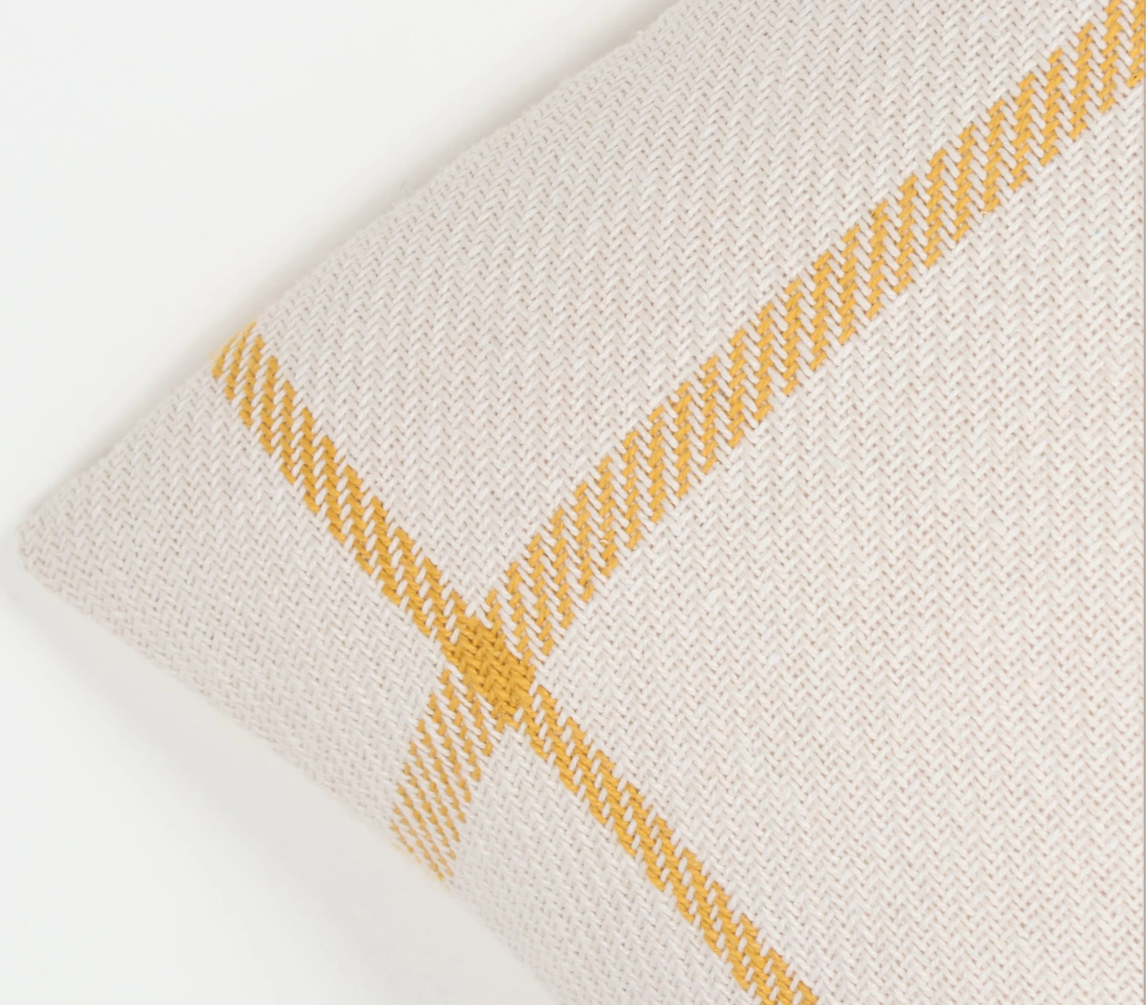 Handwoven Check Cotton Cushion Cover