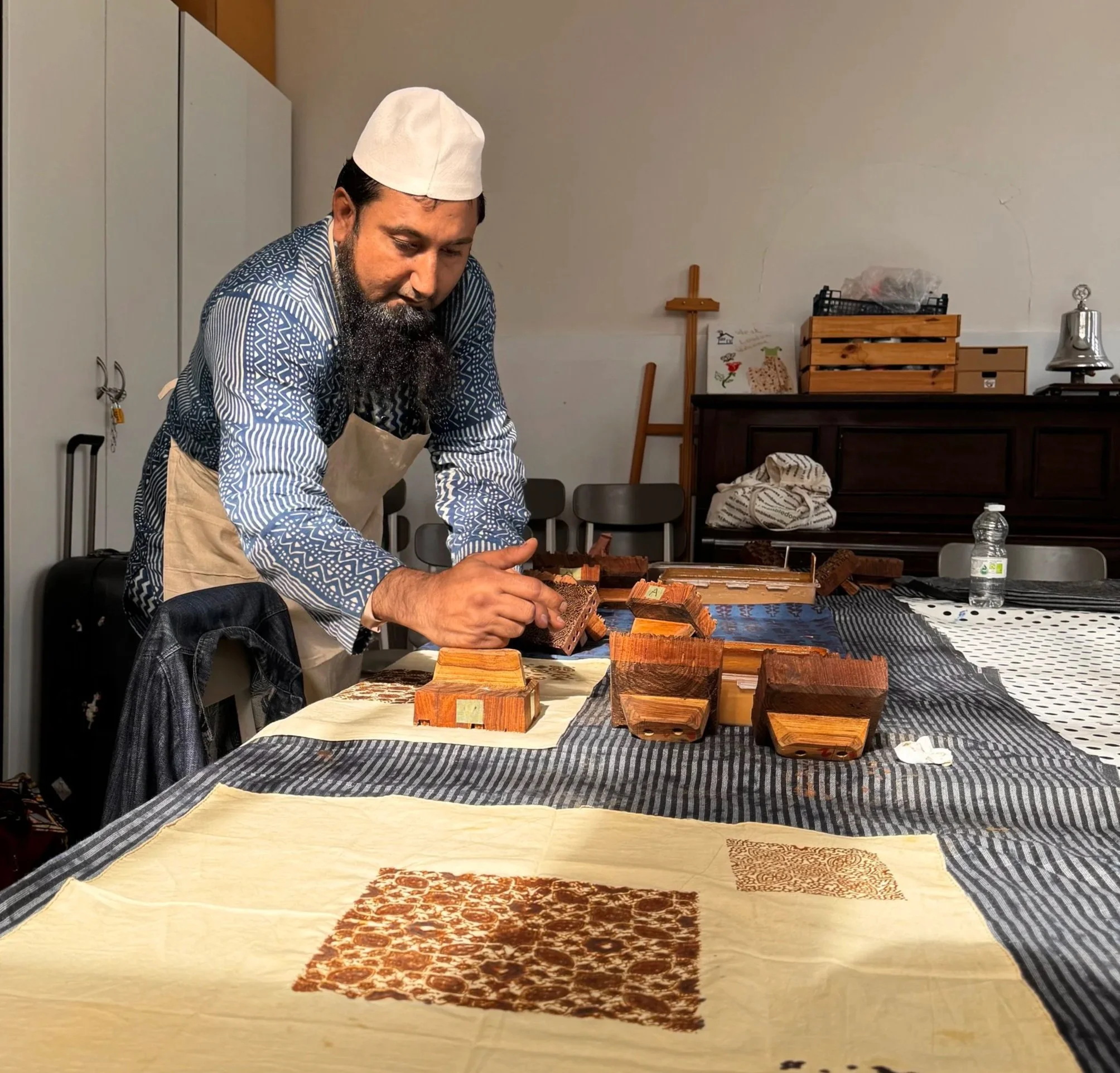 Ajrakh Block Printing Workshop With Master Artisan Sufiyan Ismail Khatri 