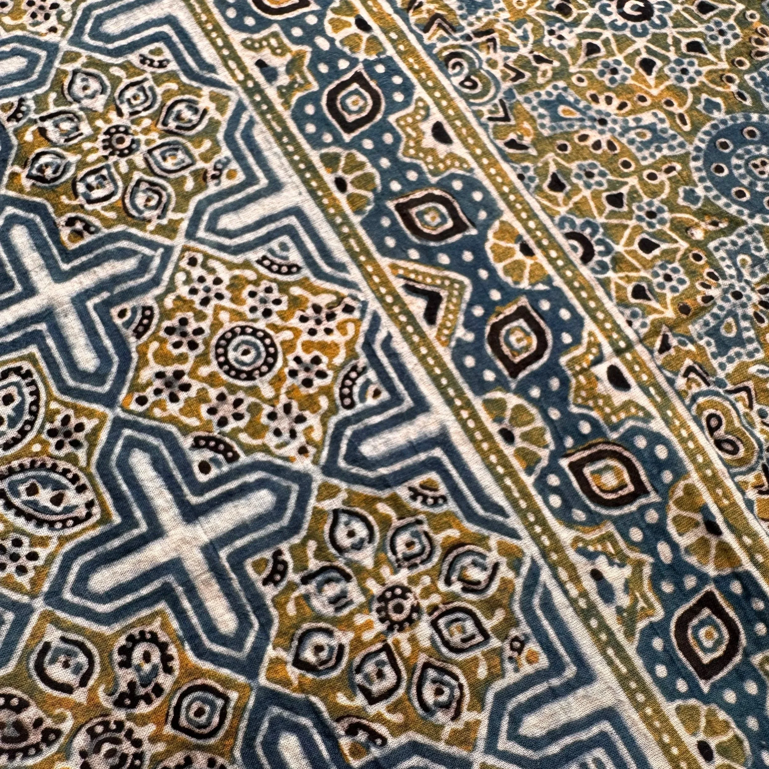 Ajrakh Block Print