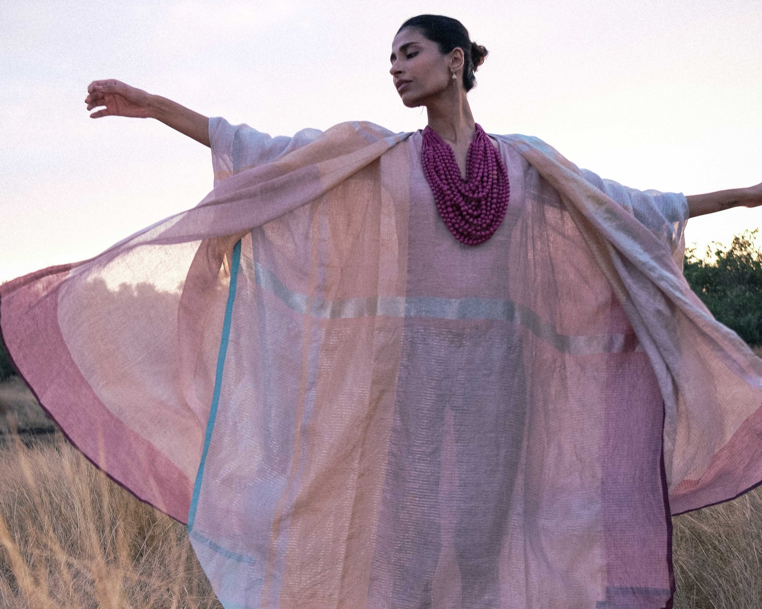 Jet-Setter Tabard Kaftan - linen