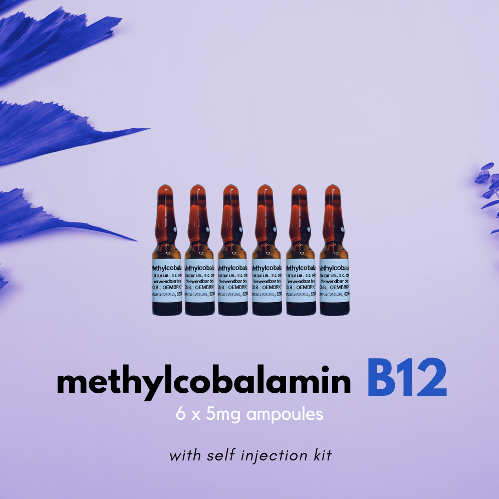 B12 METHYLCOBALAMIN SELF INJECTION KIT 5MG X 6 AMPOULES | Dr Ayanna Knight  - Cosmetic Skin Care, Health & Wellbeing | Doctor Led Advanced Aesthetic  Skin Care & Wellness Clinic