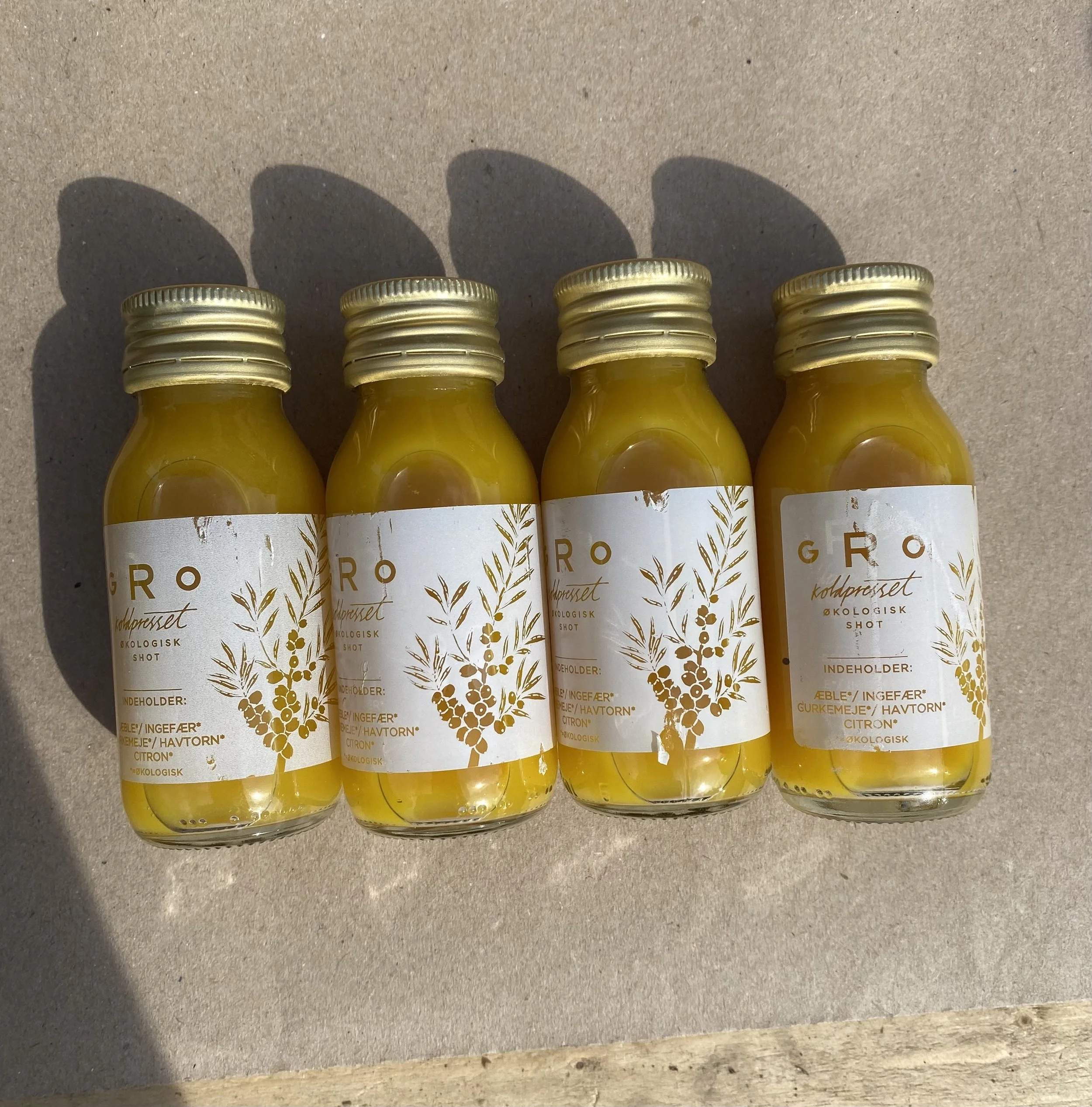 Gurkemeje/Havtornshot 60ml Øko - 2. SORTERING. Med skønhedsfejl på emballagen