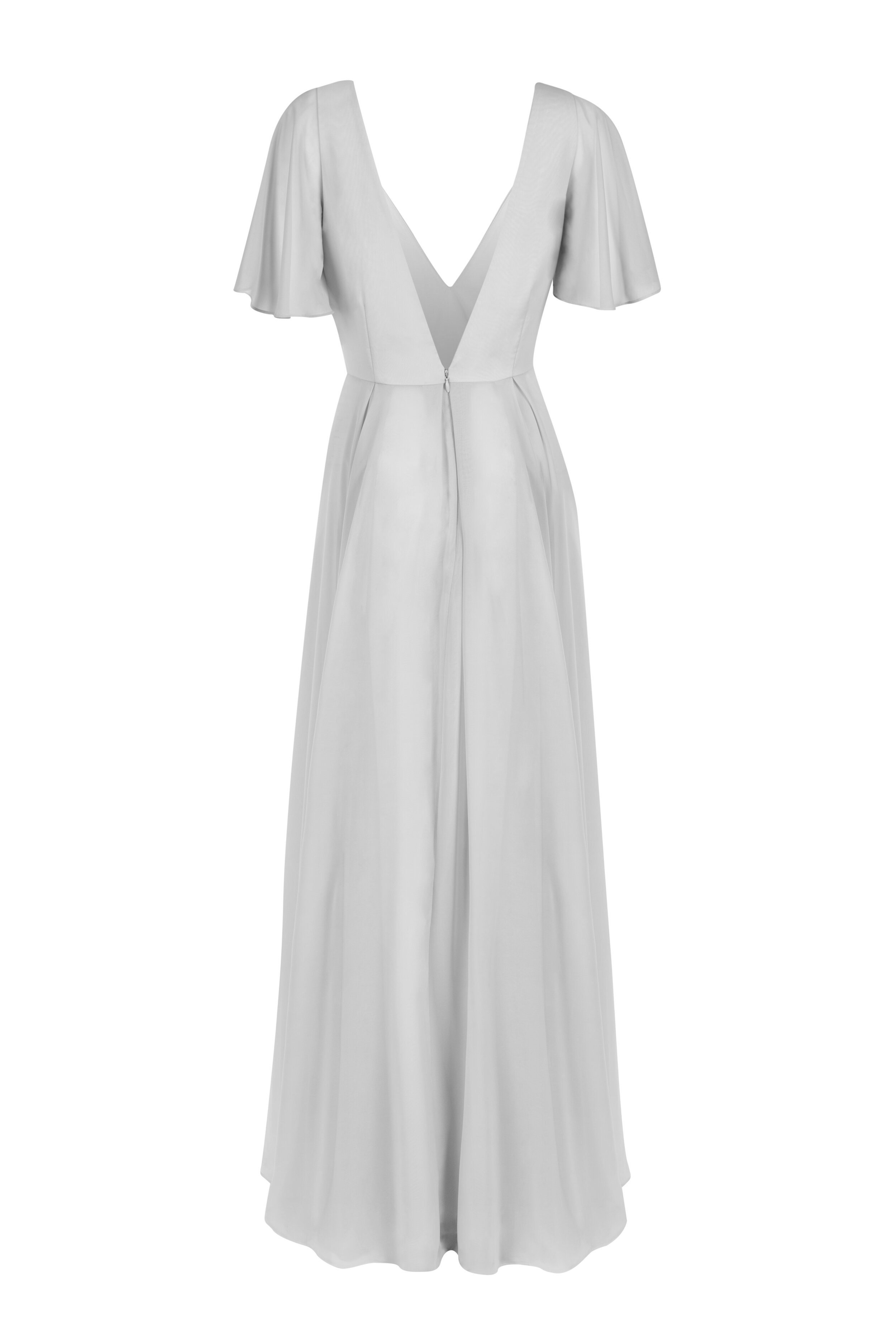 TH&TH Edie Bridesmaid Dress in Silver Mist — TH&TH