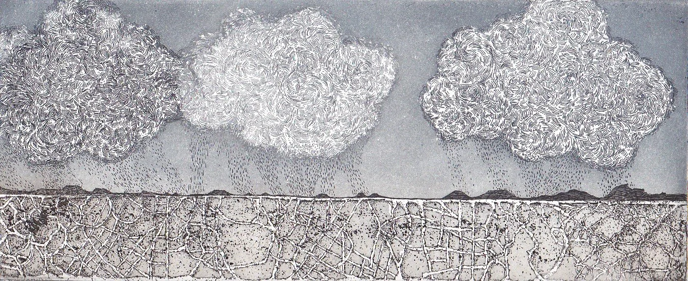 Il pleut 10 × 24 cm 80€