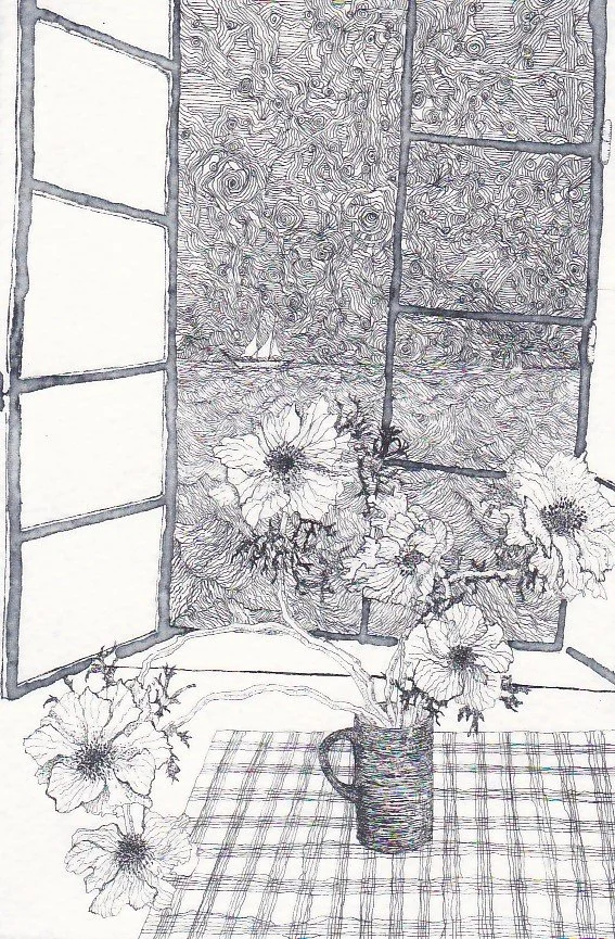   Fenêtre III  10 X 15 cm 60€ 