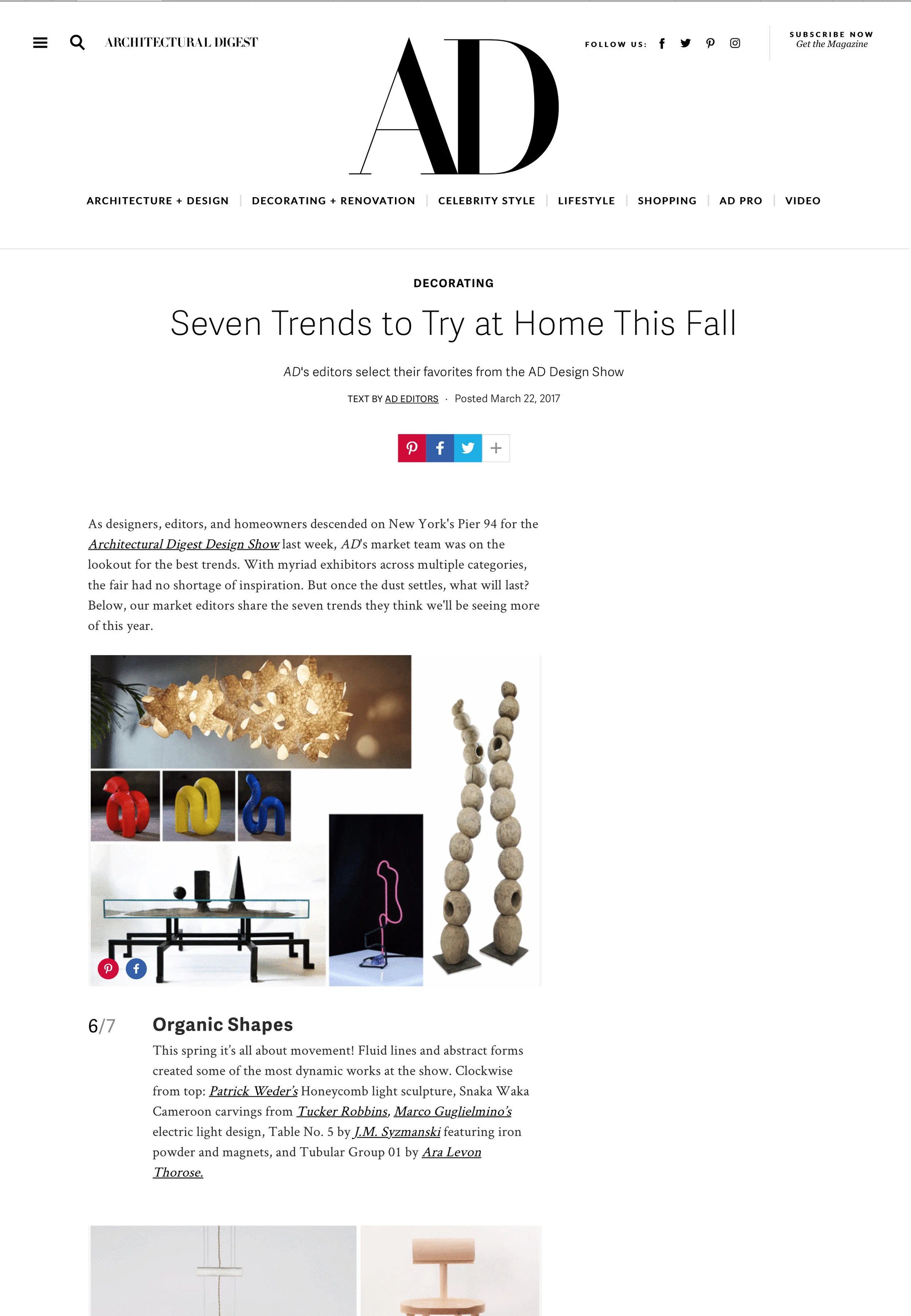 Architectural Digest 2017