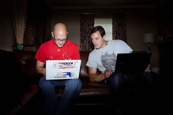 Photo: Charlie Miller and Chris Valasek as reported in Wired on 7/21/15. 