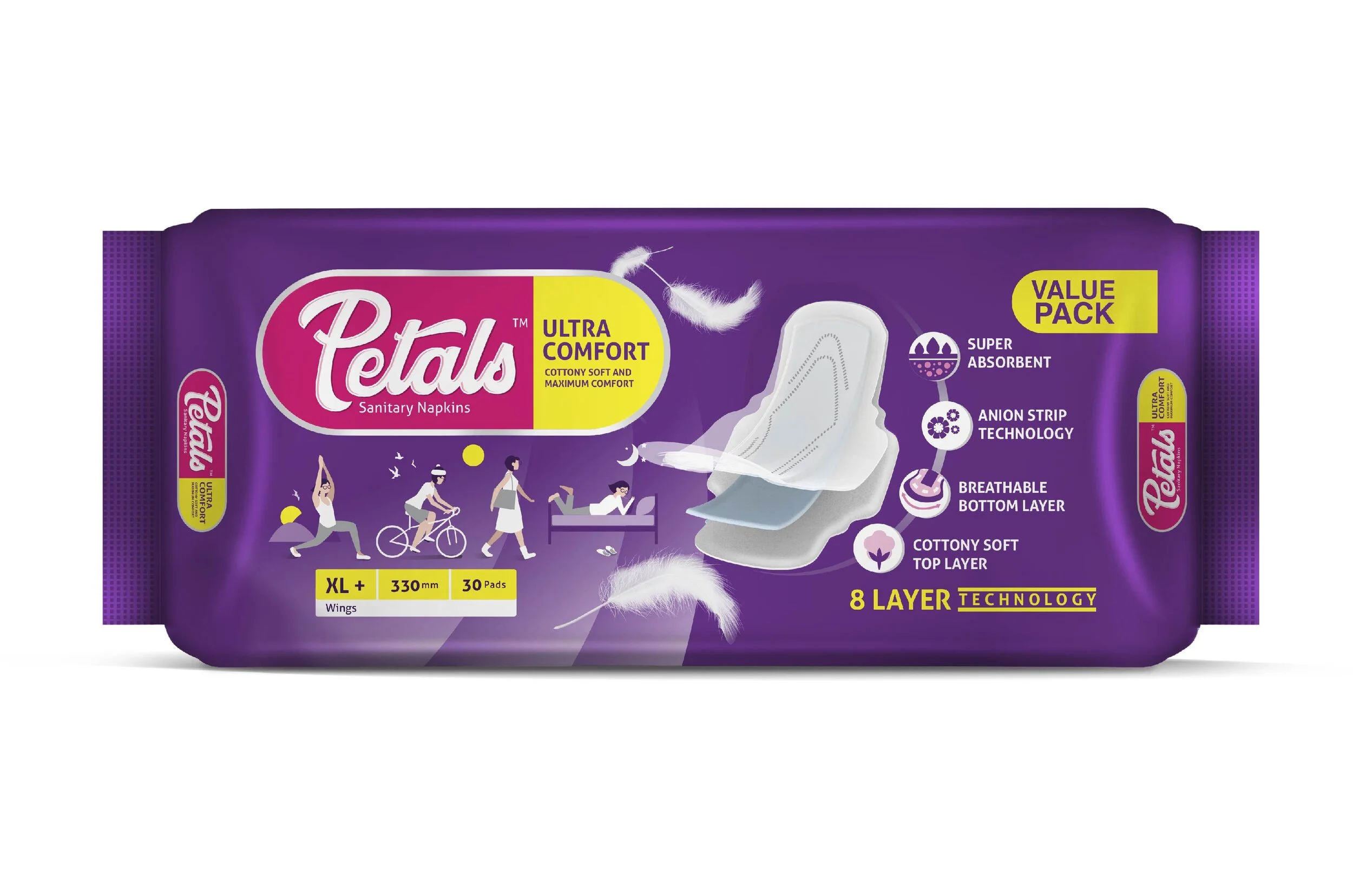 Petals Sanitary Pads Packaging Design Elephant Design+Strategy
