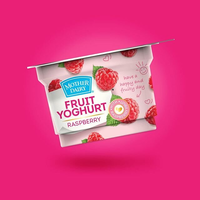 Delight your taste buds with Mother dairy's fruit yogurt.
Have a Happy &amp; Fruity Day !
#elephantdesign #motherdairyyogurt&nbsp;#fruitysurprise &nbsp;#fruityogurt #packagingdesign 
#elephant31 #31yearsofdesignexcellence #SnackItUpAnytime