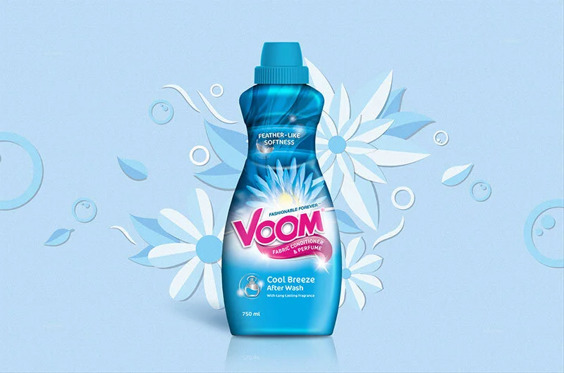 Voom Fabric Detergent Elephant Design