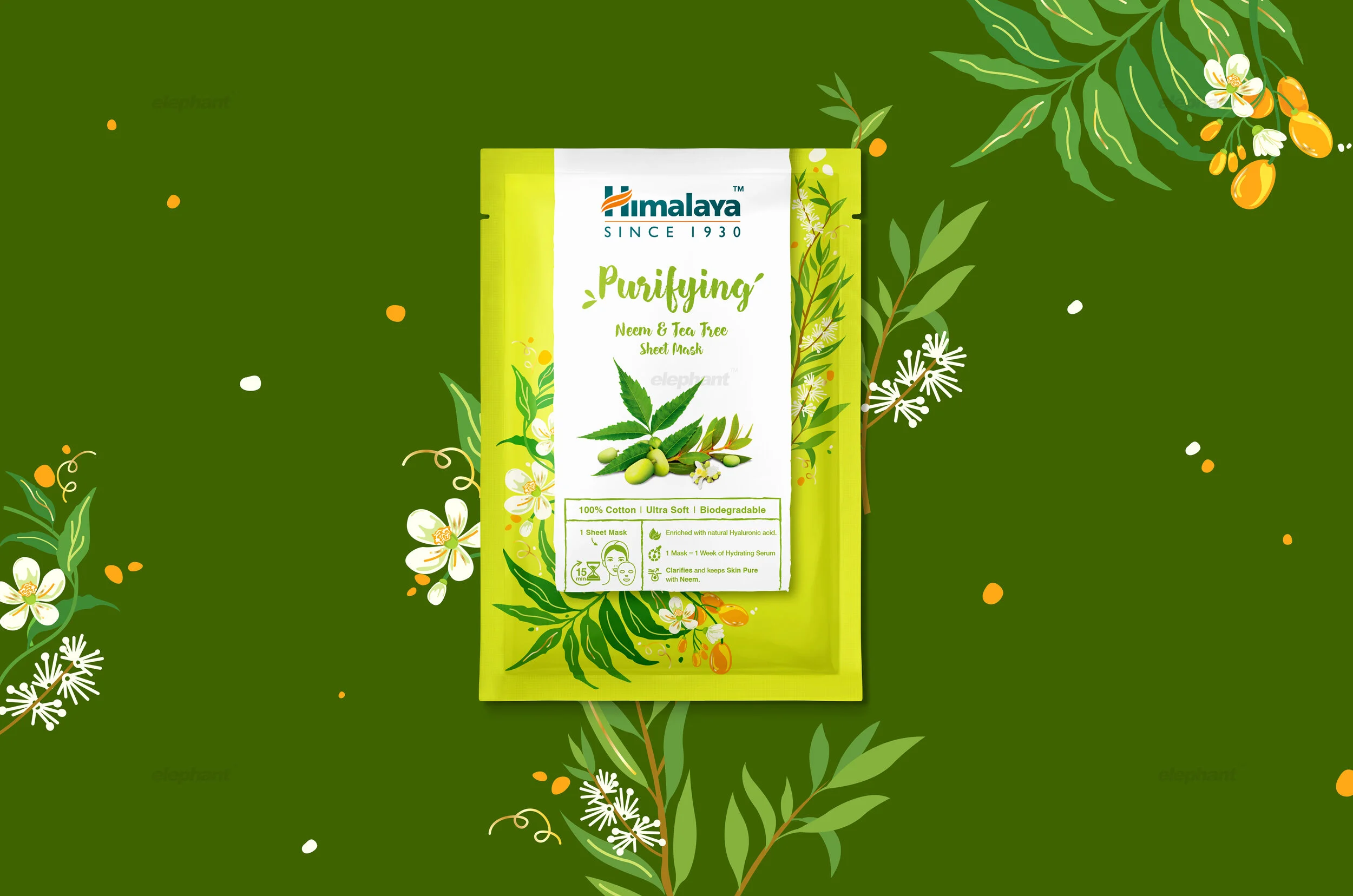 Himalaya Sheet mask Elephant Design
