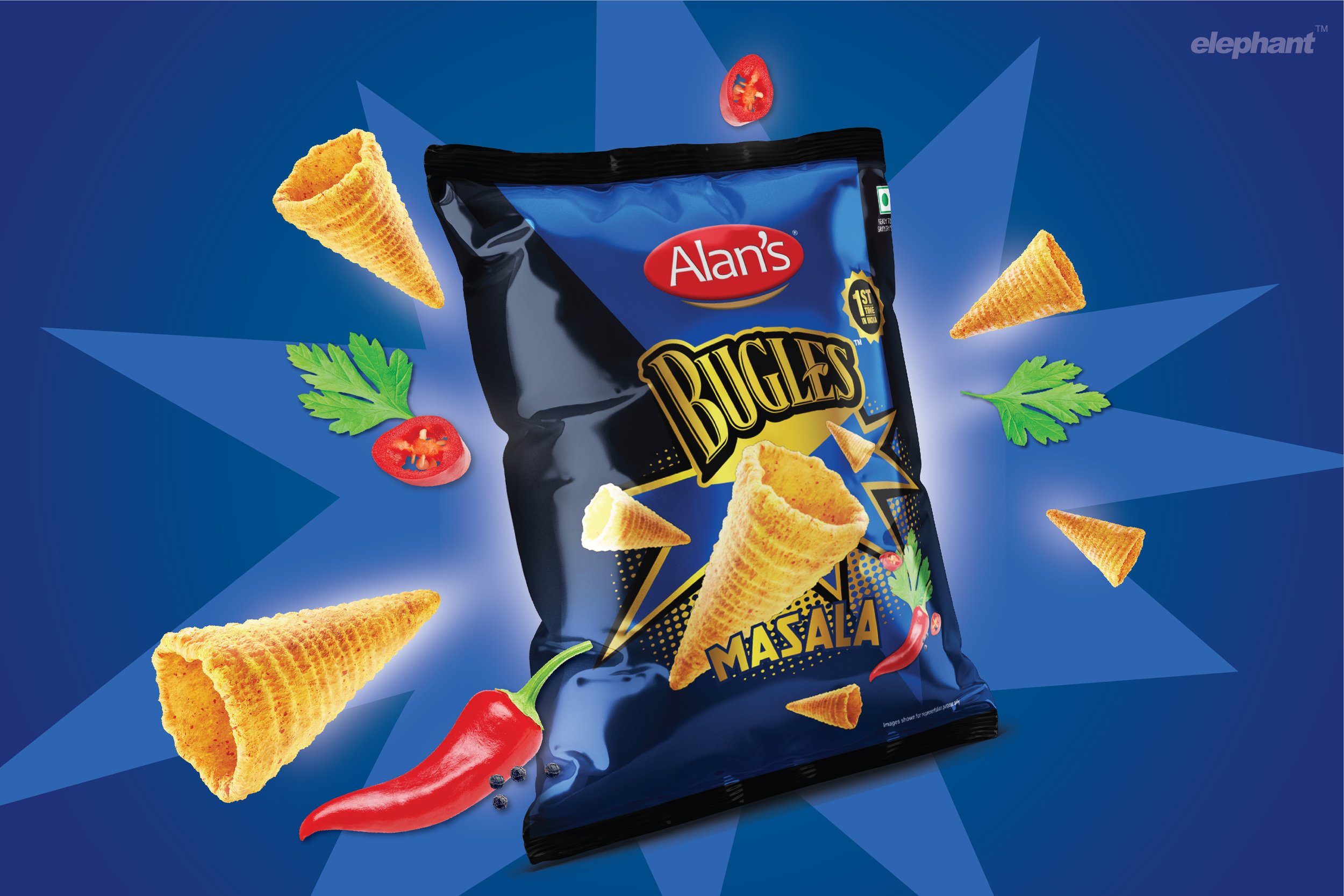 Alans Bugles Elephant Design