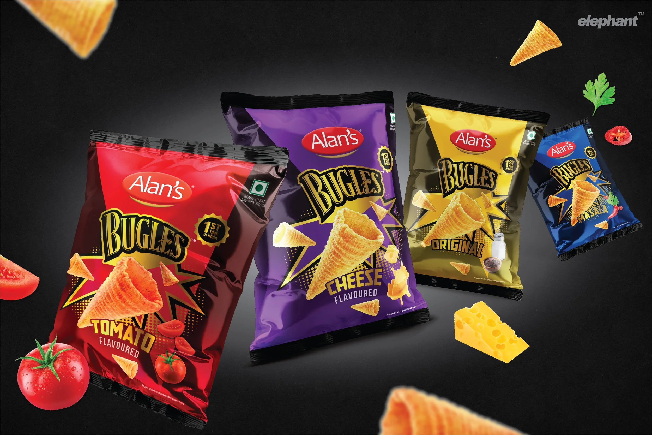 Alans Bugles Elephant Design